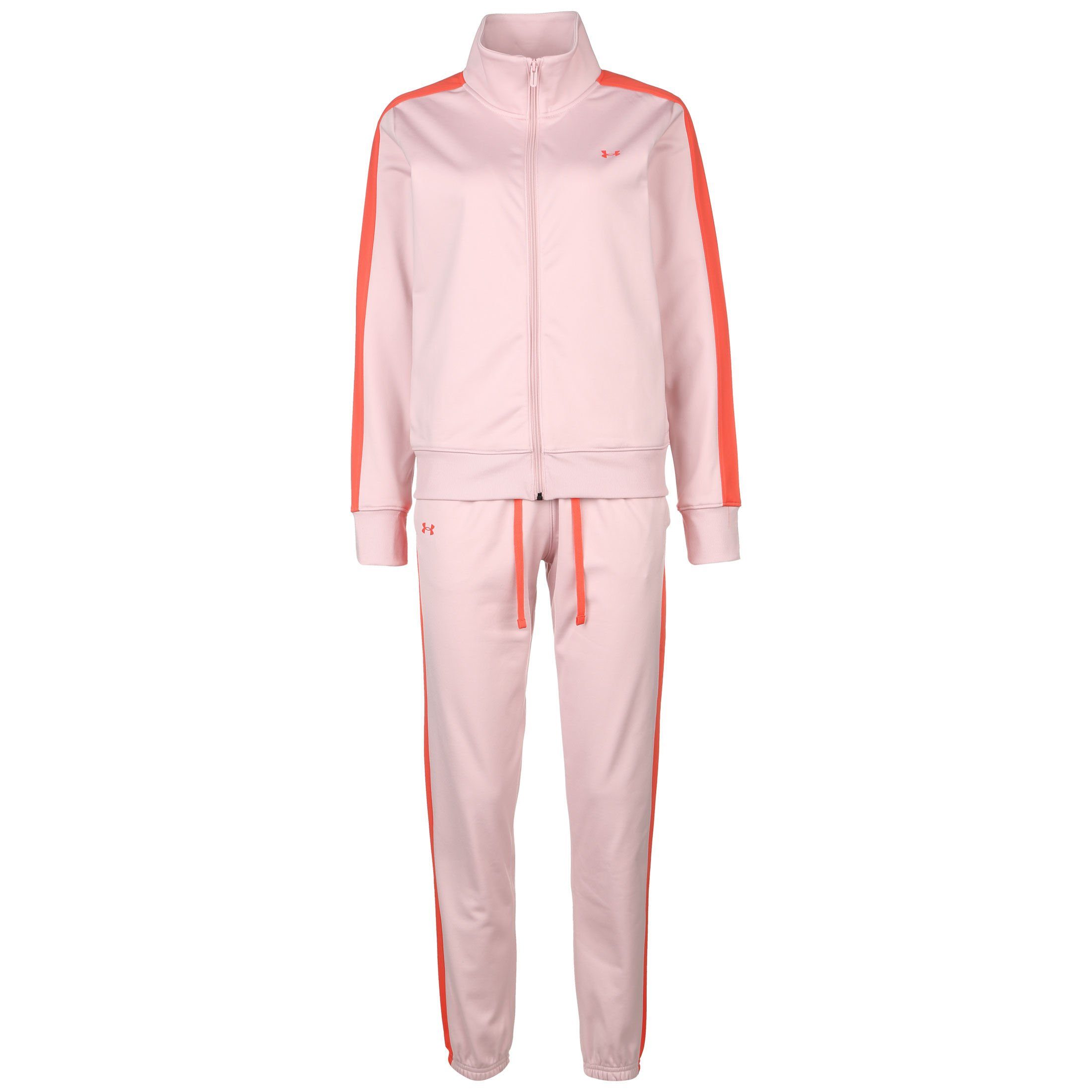 Under Armour® Trainingsanzug Tricot Trainingsanzug Damen rosa / rot