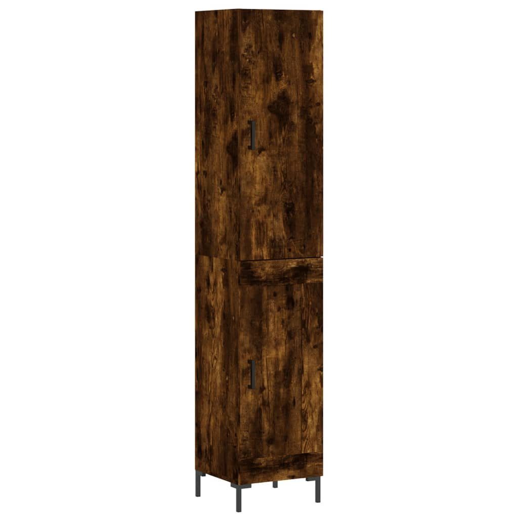 vidaXL Highboard Highboard Räuchereiche 34,5x34x180 cm günstig online kaufen