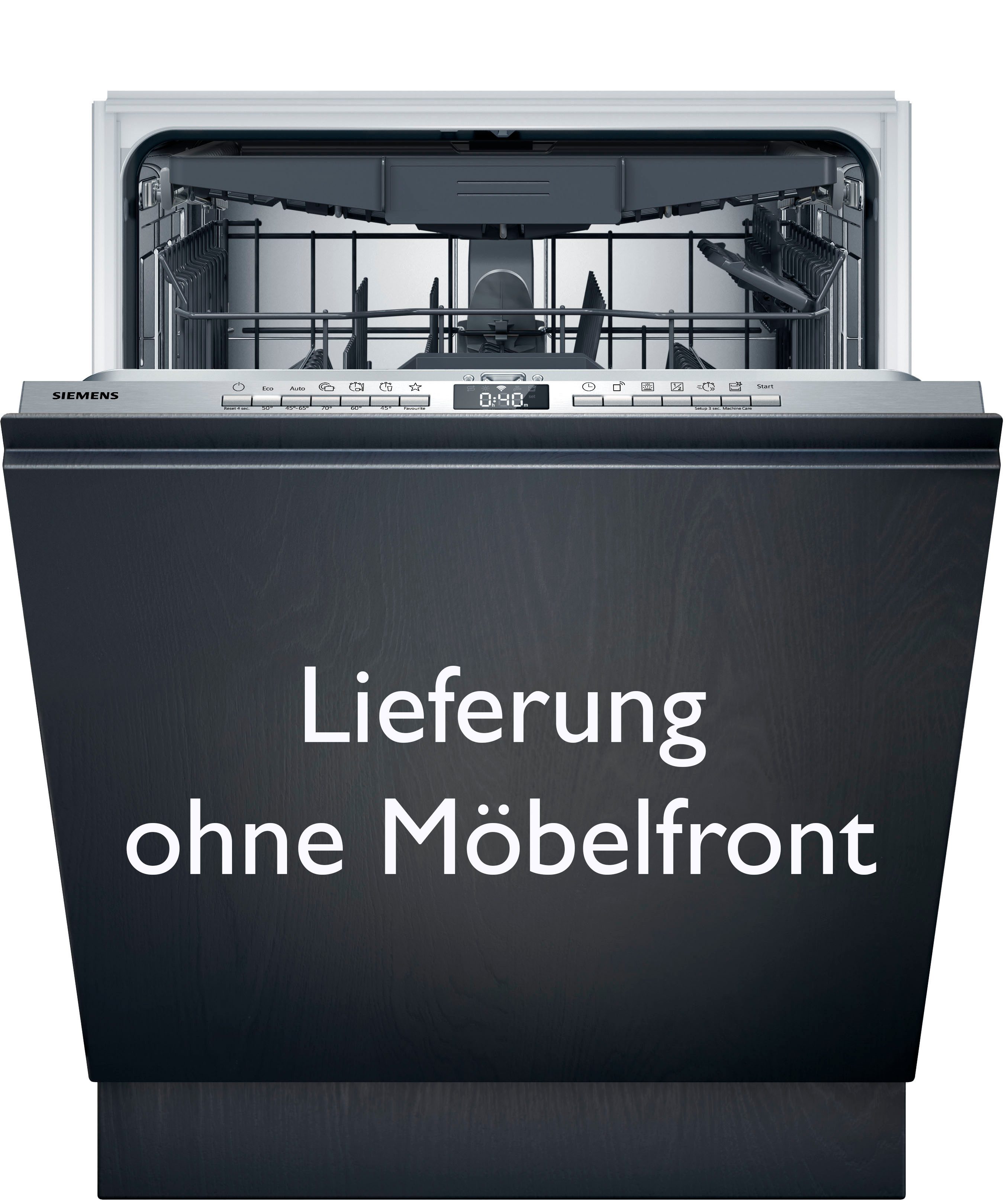 SIEMENS vollintegrierbarer Geschirrspüler XXL, iQ300 SX73EX22CE, 14 Maßgedecke, Made in Germany, Automatische Türöffnung für mehr Effizienz