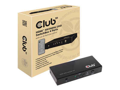 CLUB3D CLUB3D Club 3D SenseVision HDMI 2.0 4K 60Hz UHD Switchbox 4-Port CS... HDMI-Kabel