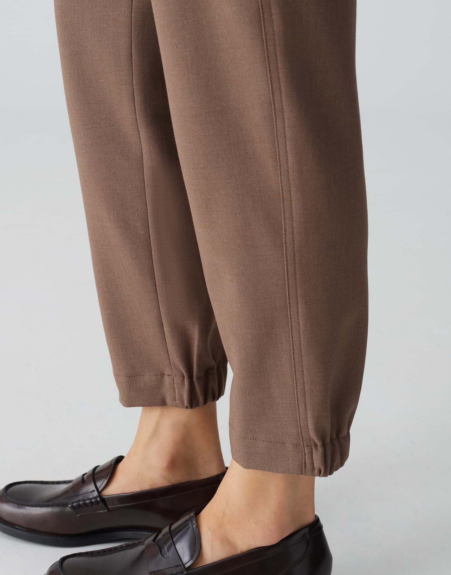 OPUS Stoffhose Jogpants MYHA Relaxed aus weichem Flanell Stoff