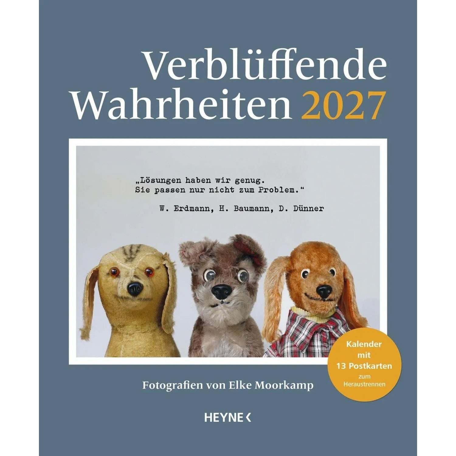 Wandkalender Verblüffende Wahrheiten - Postkartenkalender 2027