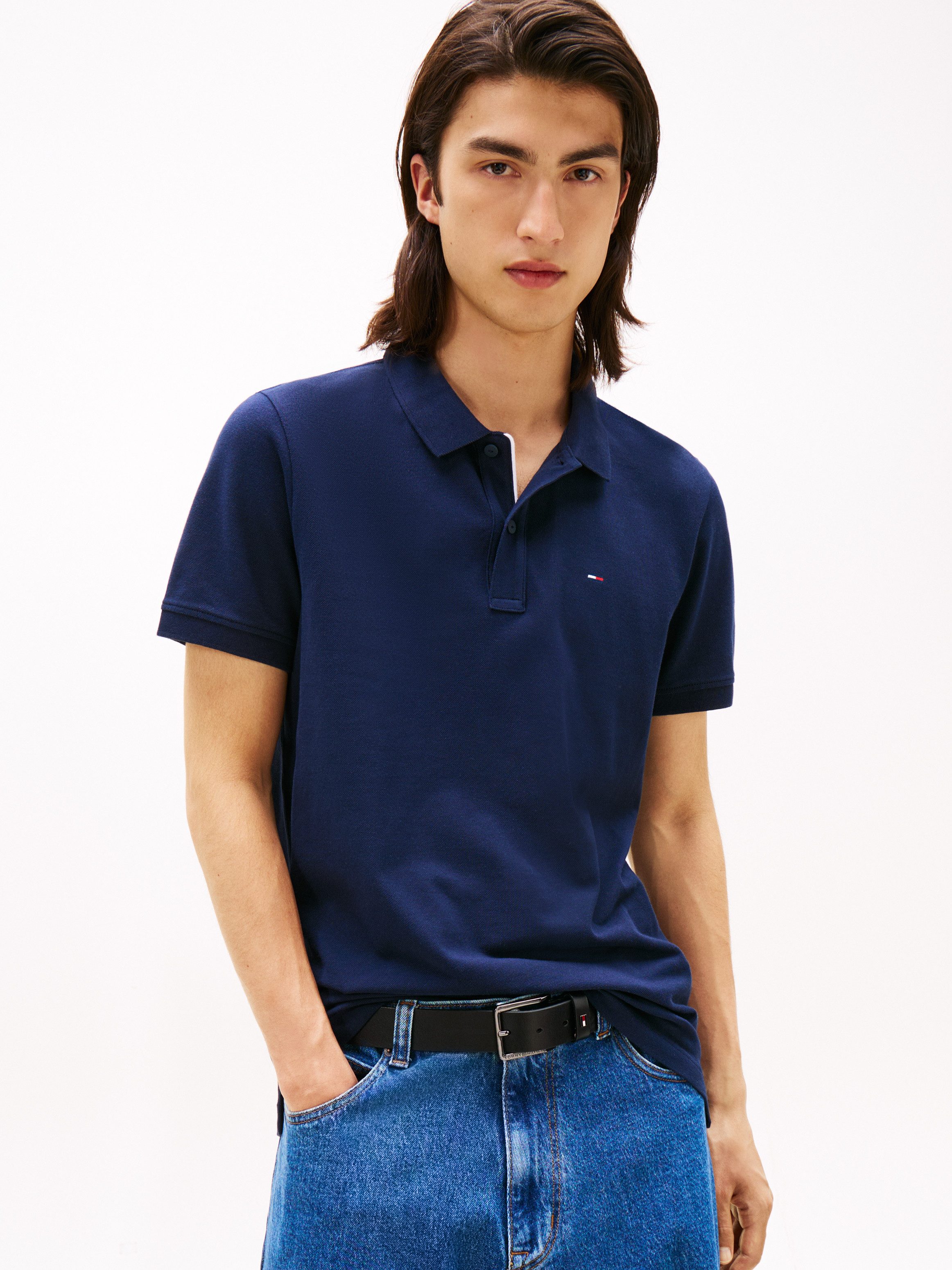 Tommy Jeans Poloshirt TJM SLIM PLACKET POLO EXT günstig online kaufen