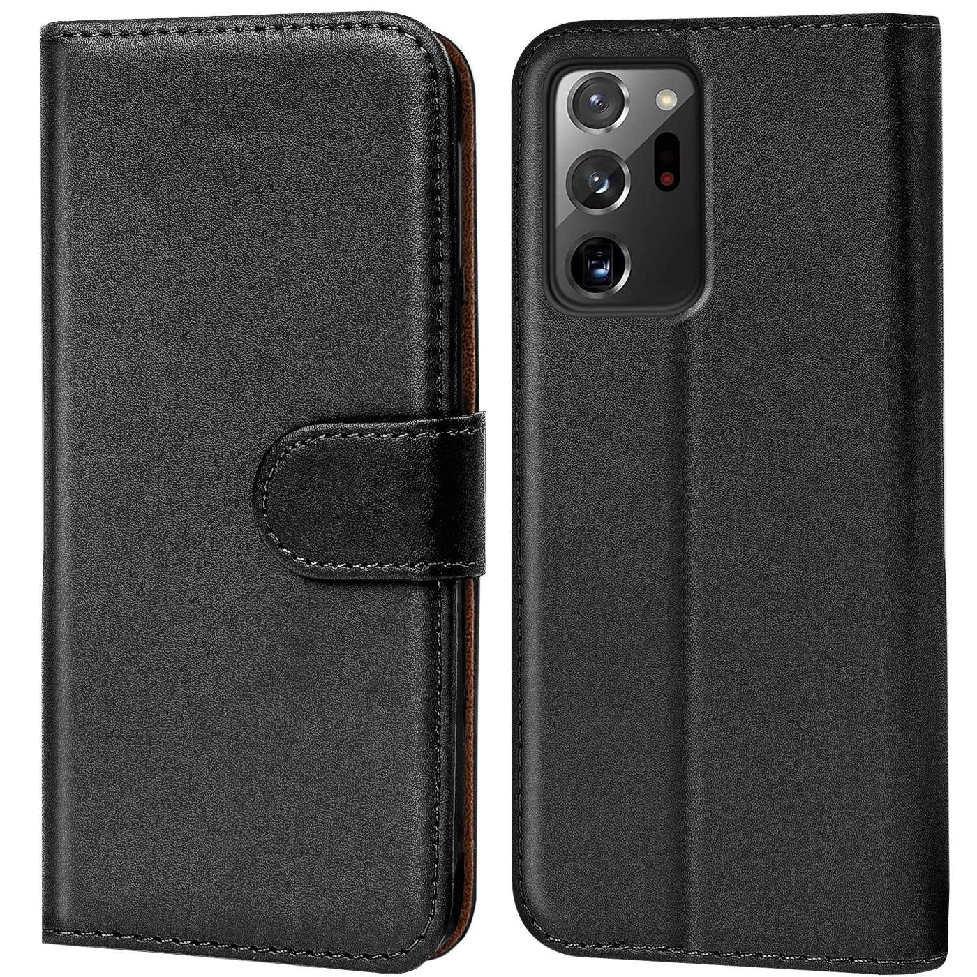 CoolGadget Handyhülle Book Case Handy Tasche für Samsung Galaxy Note 20 Ultra 6,9 Zoll, Hülle Klapphülle Cover für Samsung Note 20 Ultra Schutzhülle stoßfest