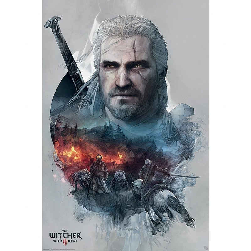 GB eye Poster Geralt - The Witcher, Geralt