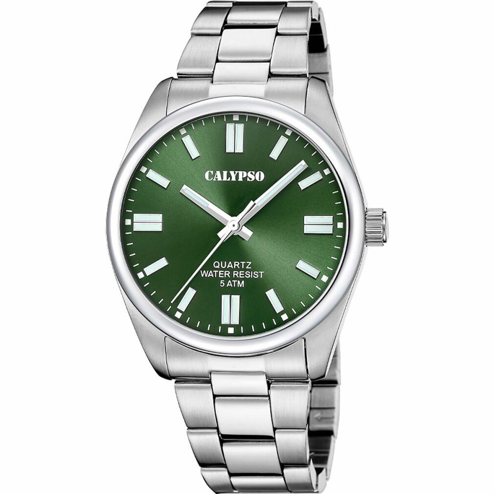 Calypso Luxusuhr Herrenuhr K5862/5 Silberfarben