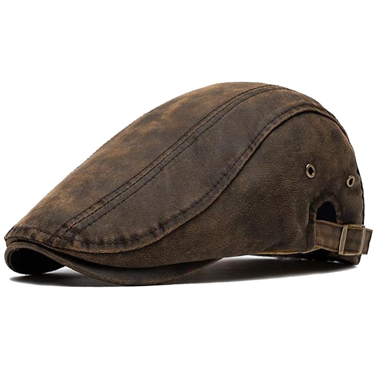 Sporty Flat Cap Gatsby Retro Vintage Schirmmütze mit Schirm Schiebermütze Newsboy