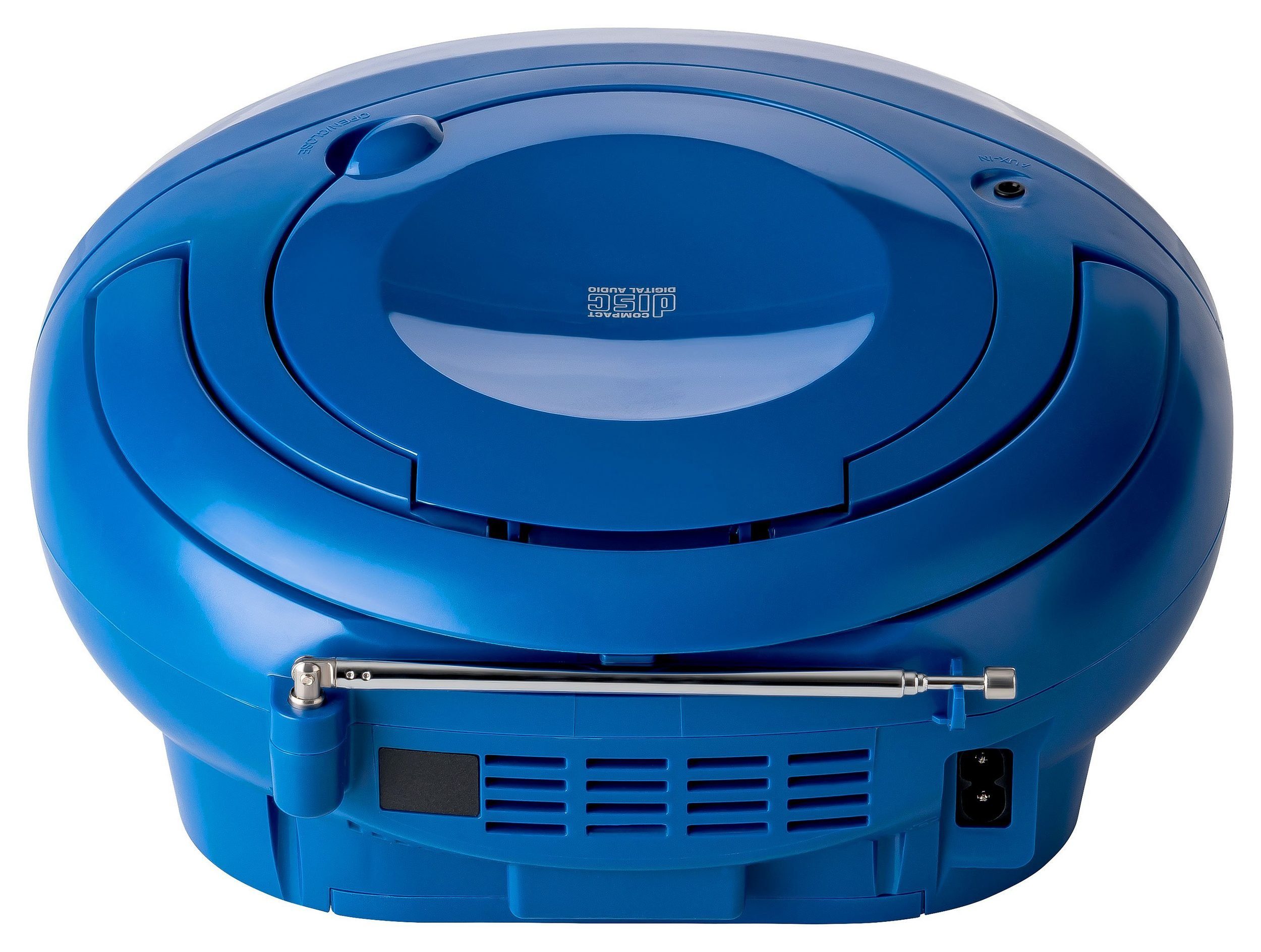 Reflexion CDR614 Boombox (CD: (UKW Tracks) mit Radio, Radio, Programmier-Funktion Stereo 16,00 PLL W, CD-Player blau 20
