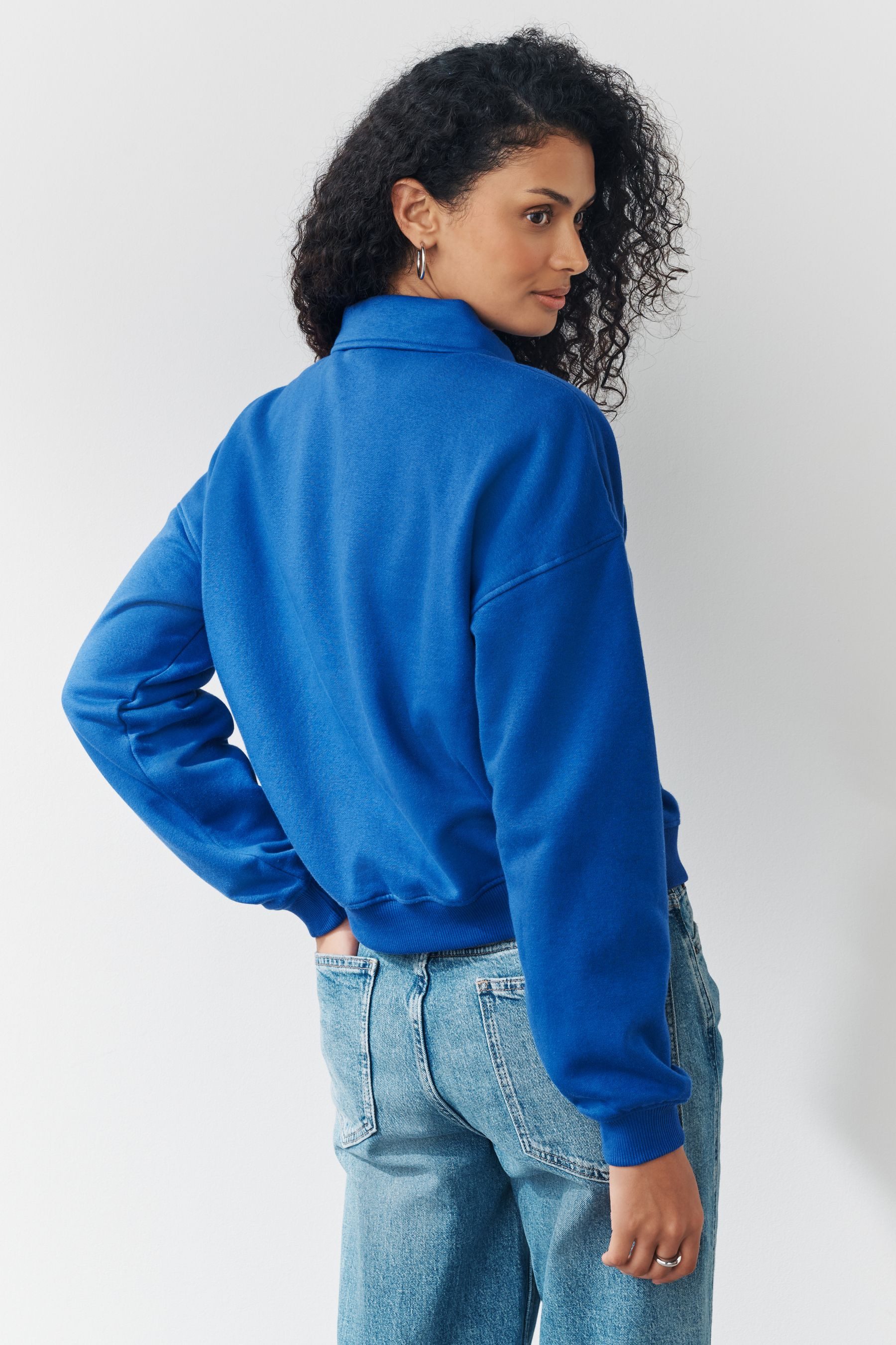 Next Sweater Essential Pullover mit Reißverschlusskragen (1-tlg) günstig online kaufen