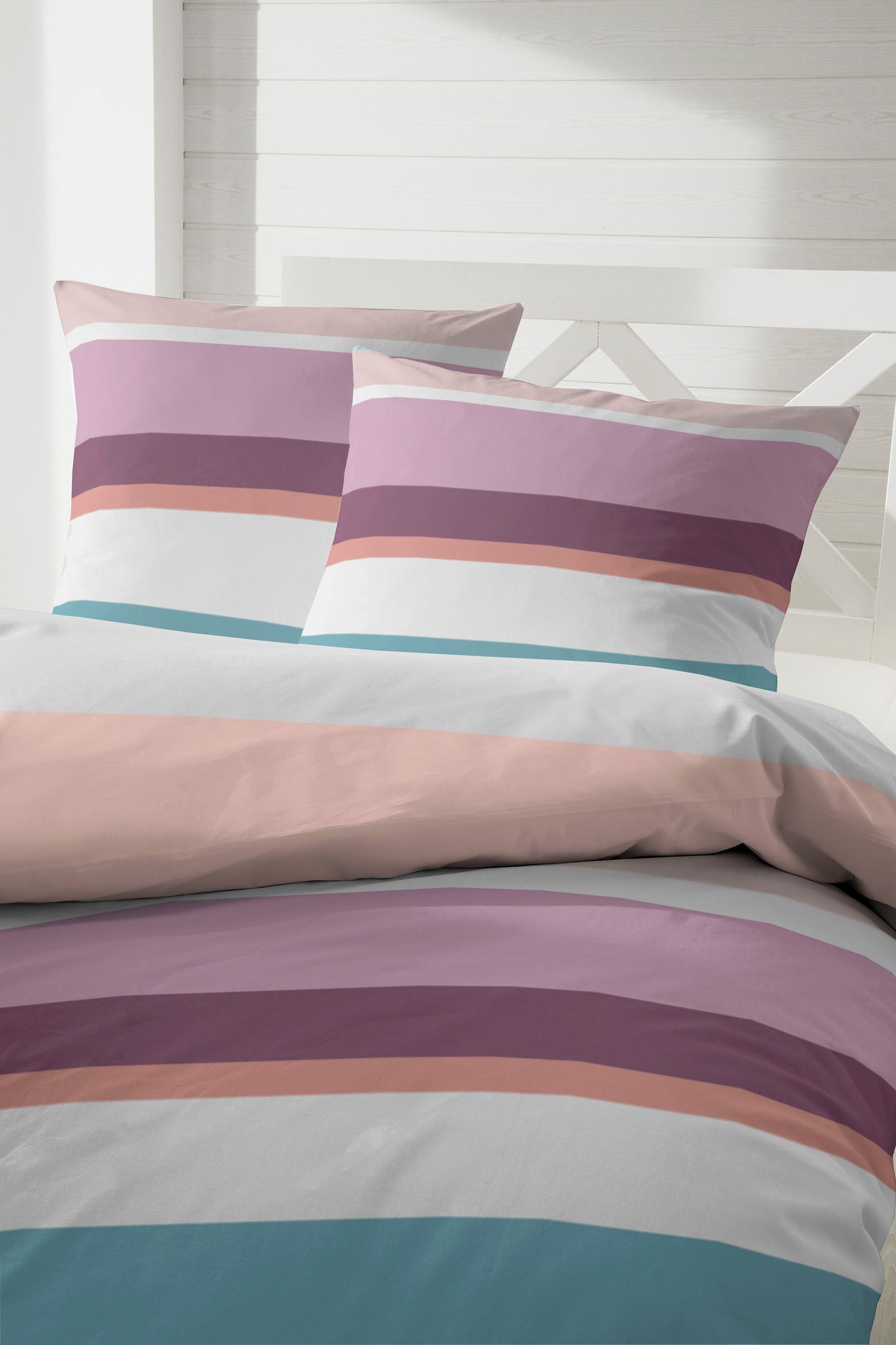 Primera Bettwäsche Heavy Stripe, Mako-Satin, 2 günstig online kaufen
