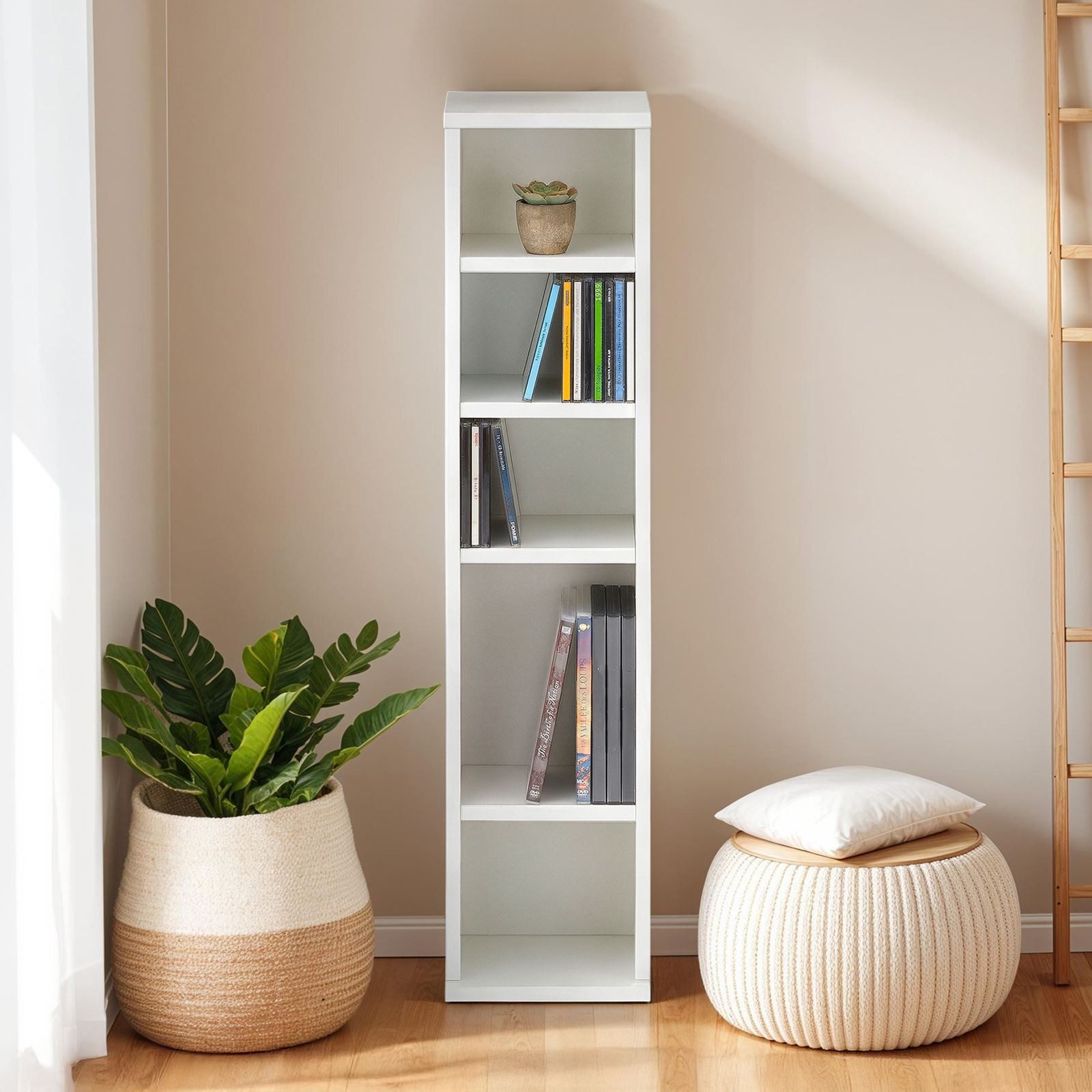 IDIMEX CD-Regal MELODIE, CD DVD Regal mit 6 Böden schmales Regal günstig online kaufen