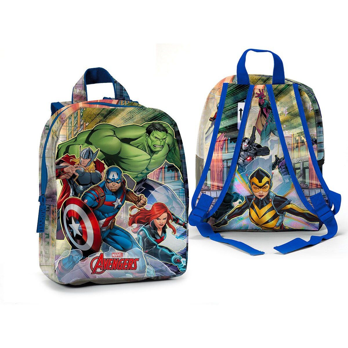 MARVEL Kinderrucksack Marvel Avengers Mehrfarbiger Schulrucksack Bunt Tasche (1-tlg)