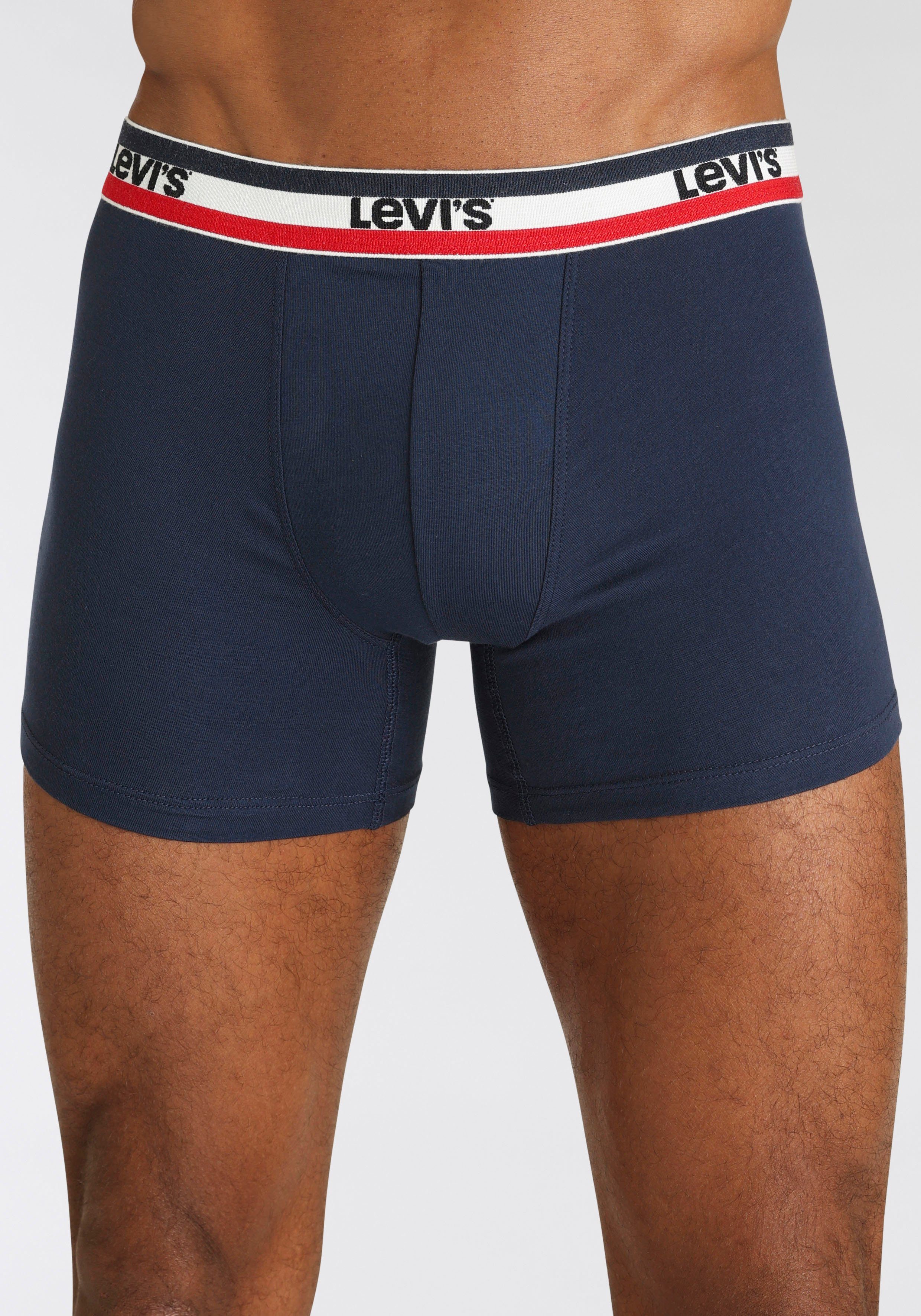 Levi's® Boxershorts Men Sportswear Logo Boxer (Packung, 6er-Pack) mit Logo-Bund