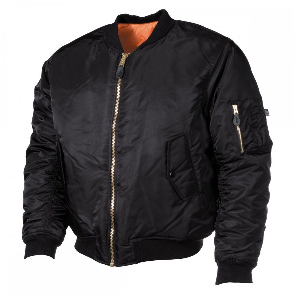 MFH Outdoorjacke US Pilotenjacke MA1, schwarz günstig online kaufen