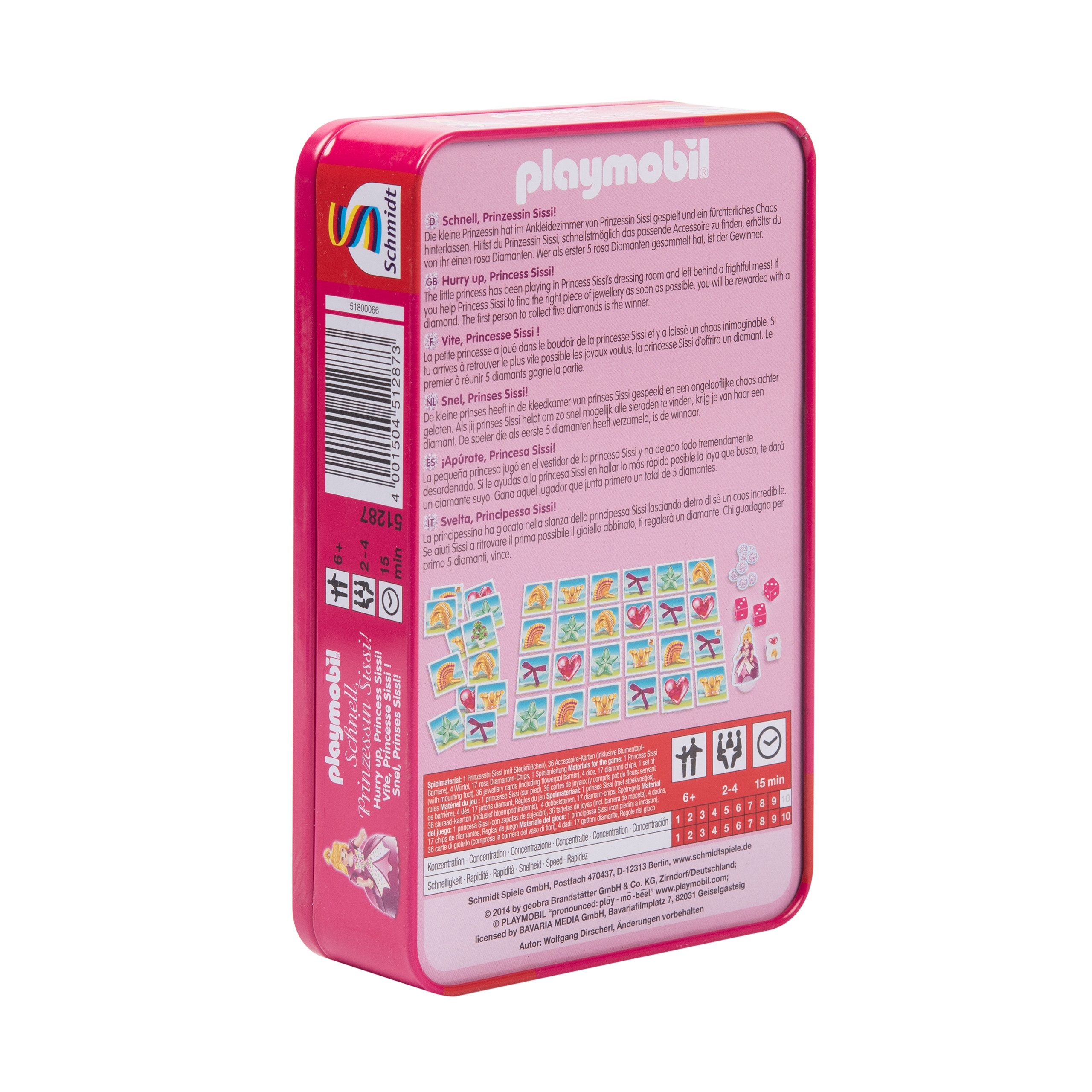 United Labels® Spiel Playmobil Princess - Schnell, Prinzessin Sissi! Schmidt Spiele 51287