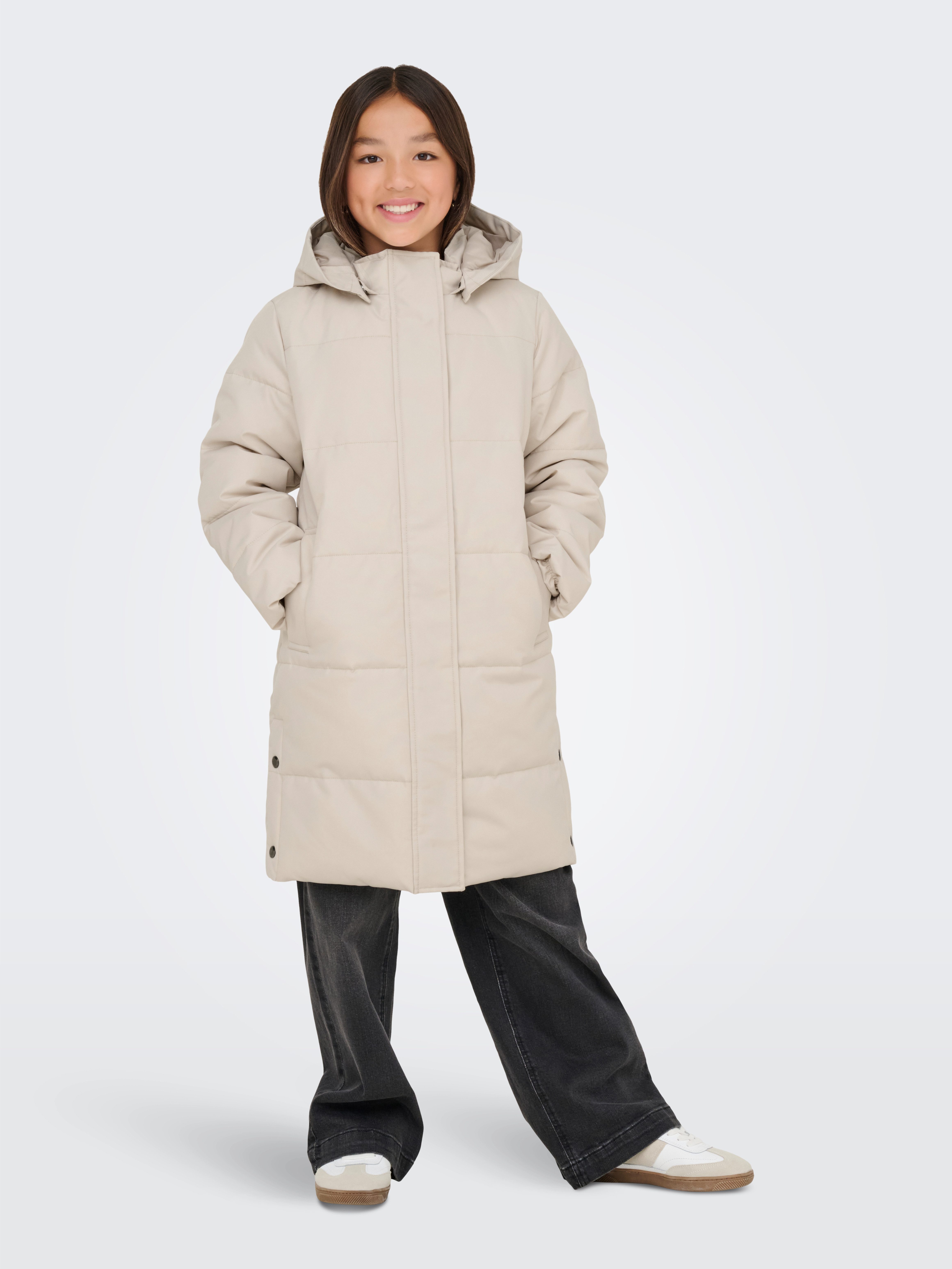 KIDS ONLY Steppmantel KOGIRENE PUFFER COAT OTW NOOS mit seitlichen Druckknöpfen