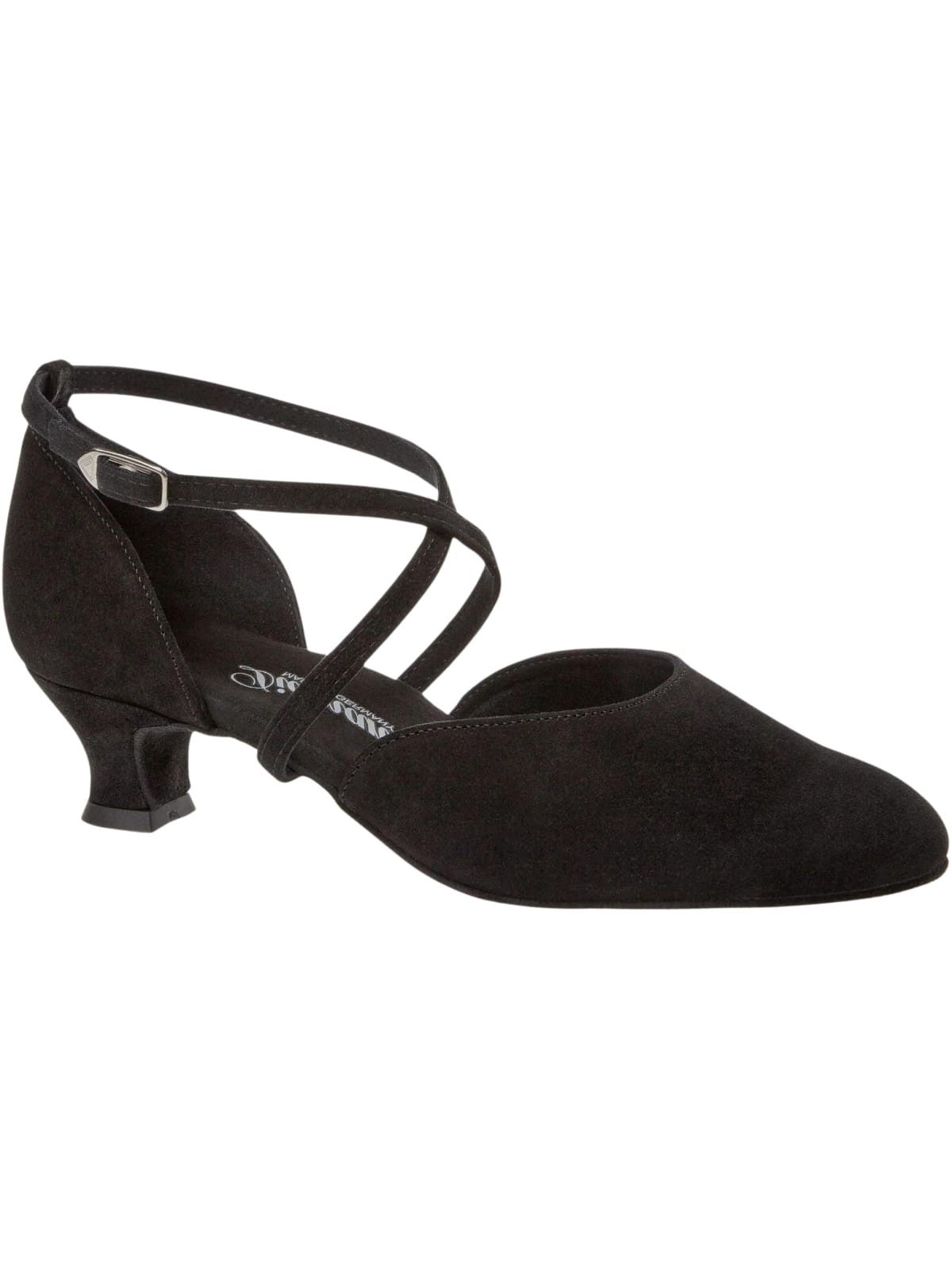 diamant Tanzschuhe Wildleder Sandalette Absatz 4.2 cm