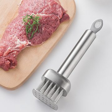 FIDDY Steakbesteck Fleischklopfer, Fleischhammer, Fleischklopfernadel aus Edelstahl 304 (1-tlg)