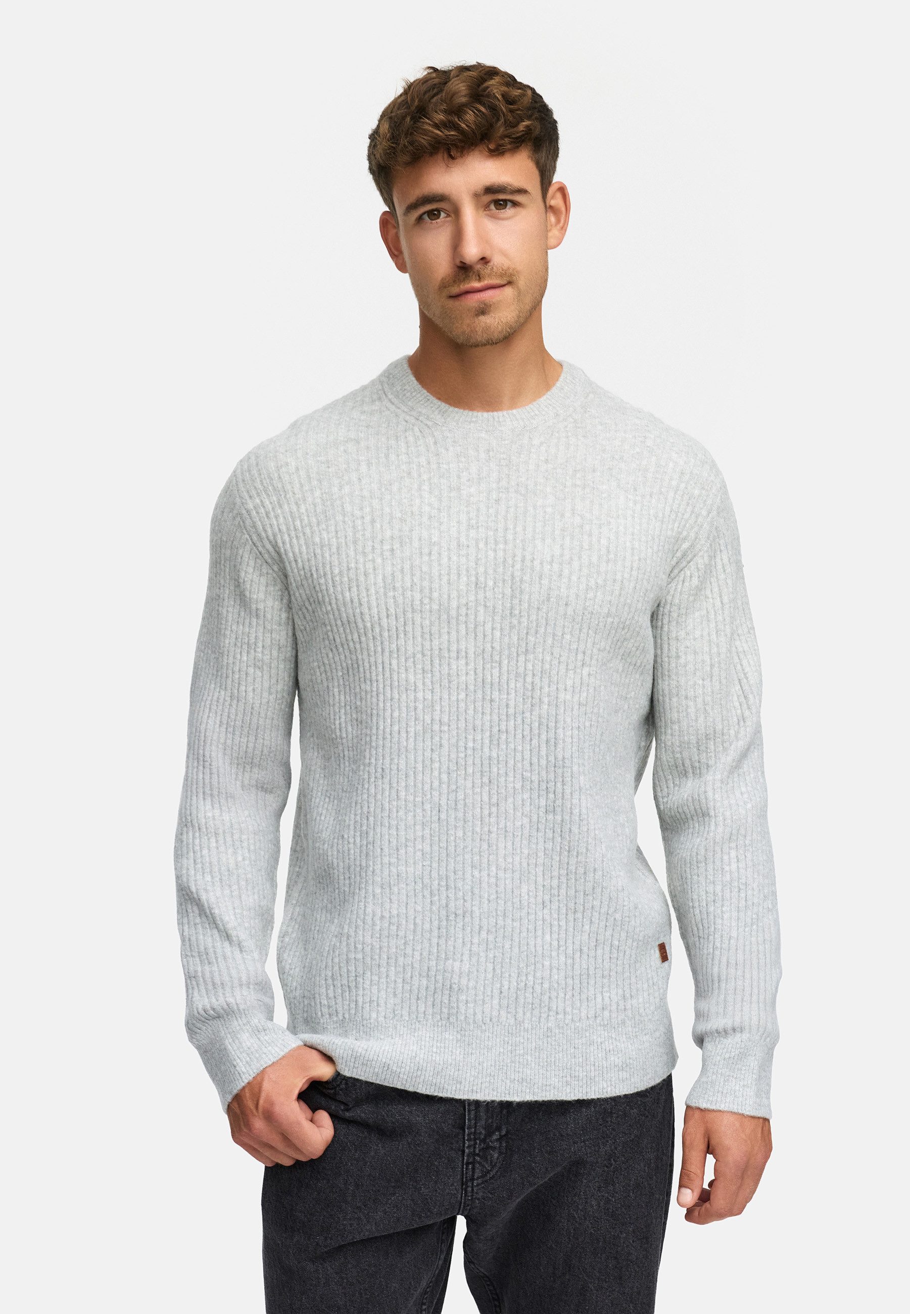 Strickpullover Herren INPeace O-Neck Pullover Herrenpullover