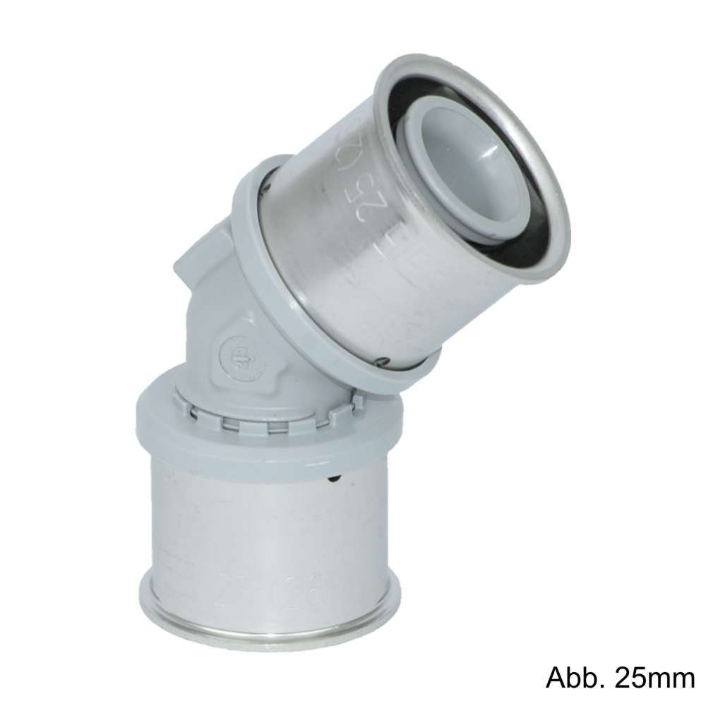 Roth Wasserrohr Roth RIS Winkel 45°, 32 x 32 mm, Kunststoff