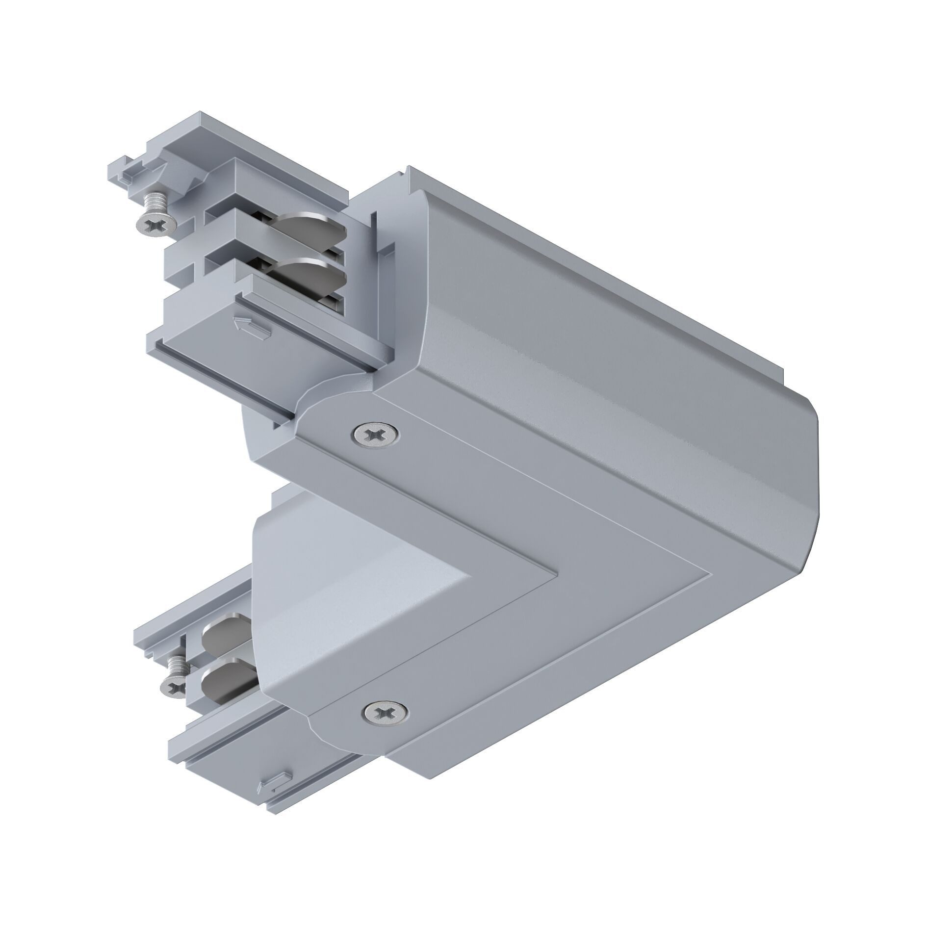 Paulmann ProRail3 Verbinder L-Stück Innen 101x101 mm max. 3680W Silber Lampen-Verbindungskabel