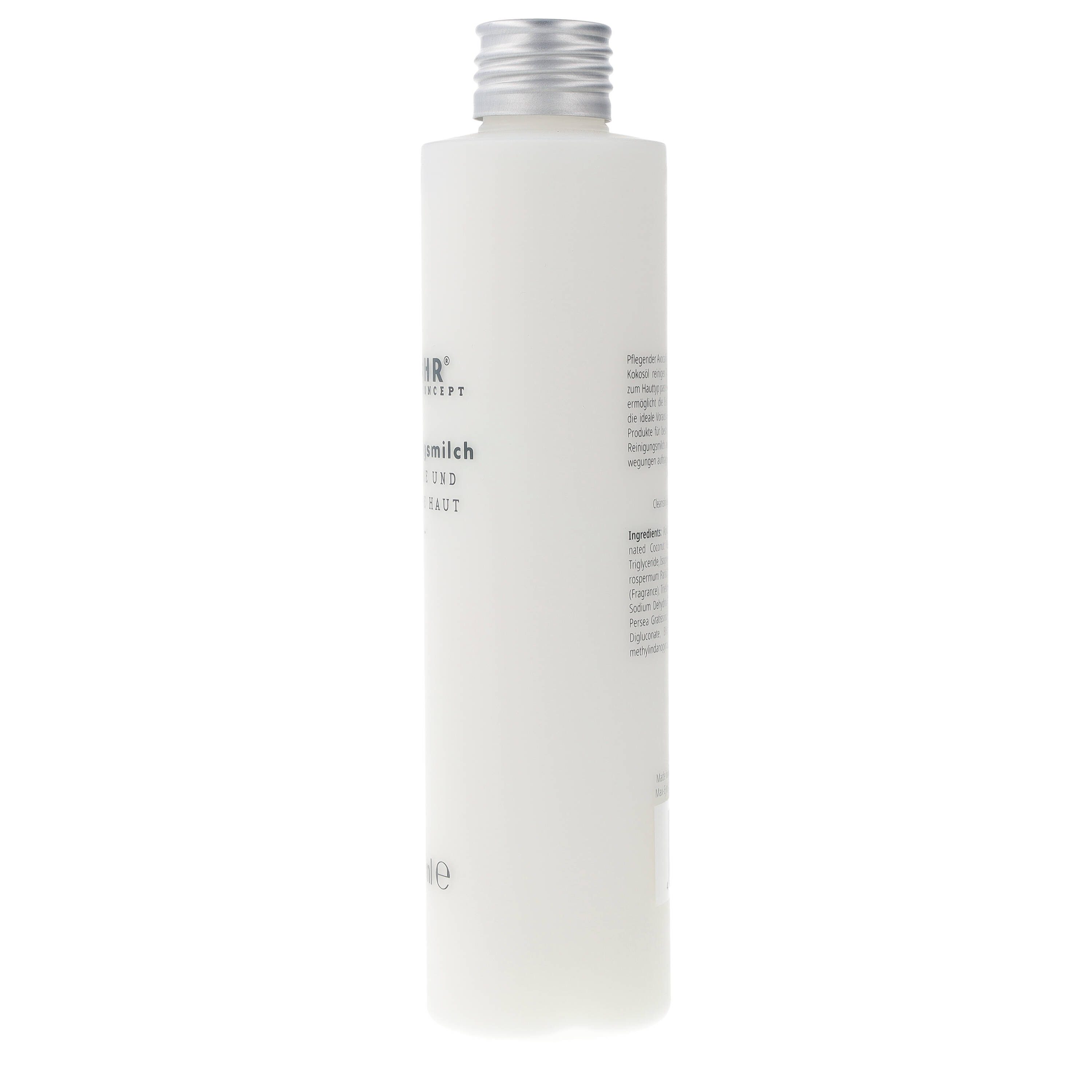 BAEHR BEAUTY CONCEPT Gesichts-Reinigungsmilch Baehr Beauty Concept Reinigungsmilch Trockene und Sensible Haut 200ml, 1-tlg., pflegender Avocado-Extrakt & geschmeidig-machendes Kokosöl