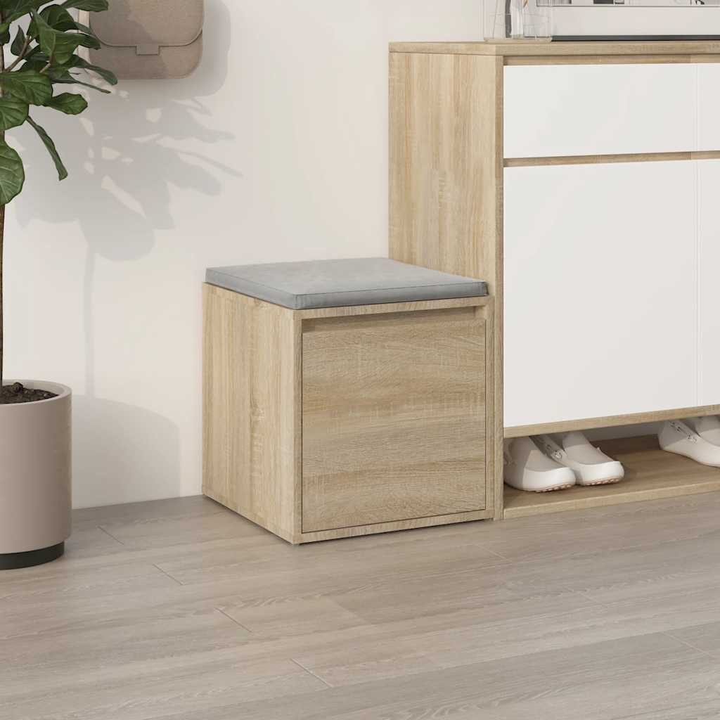 vidaXL Kommode Schubladenbox Sonoma-Eiche 40,5x40x40 cm Holzwerkstoff (1 St)