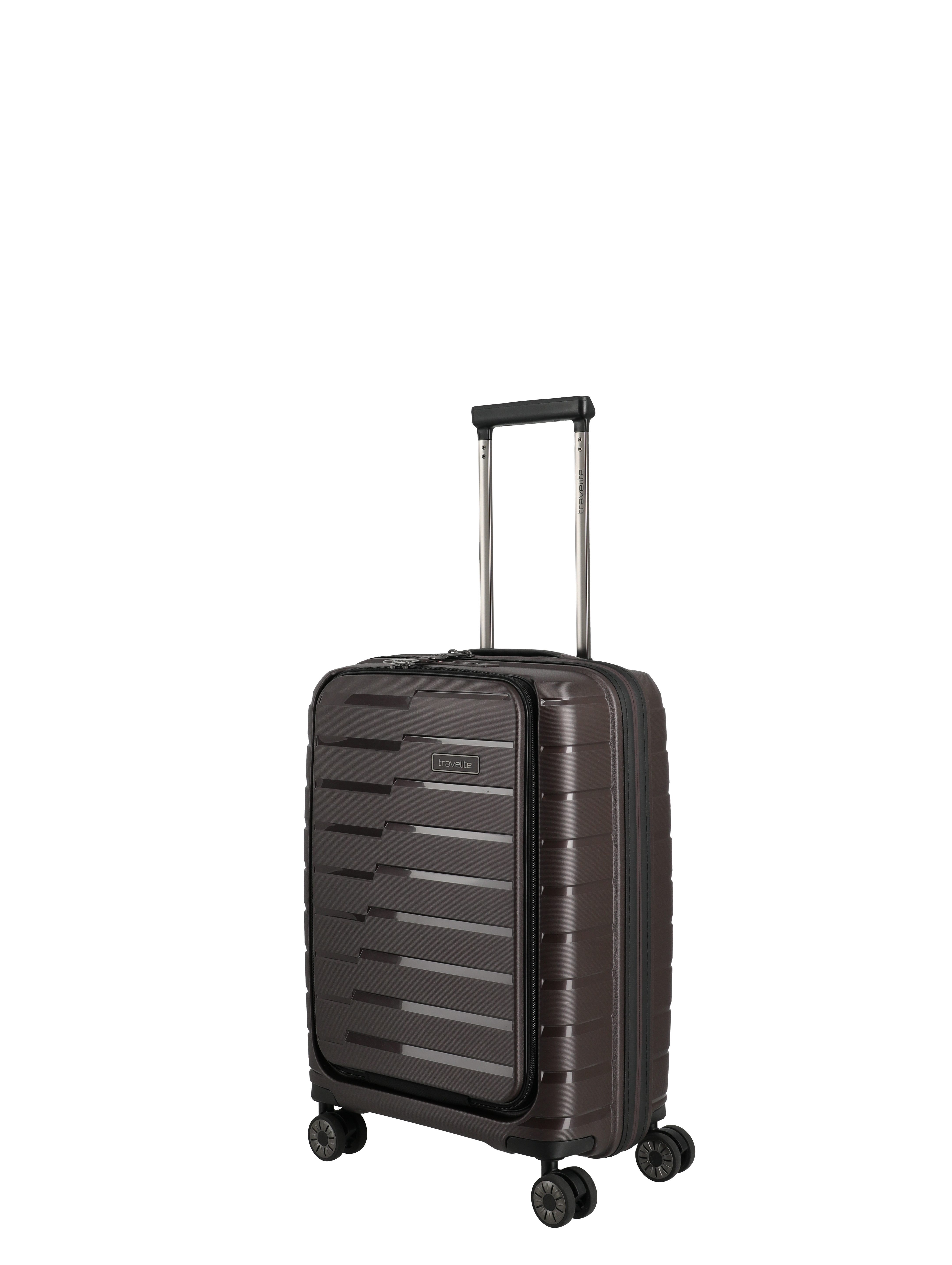 travelite Trolley AIR BASE Reisekoffer Hartschale, 4 Rollen, kratzresistenter Oberfläche und cleverer Innenaufteilung