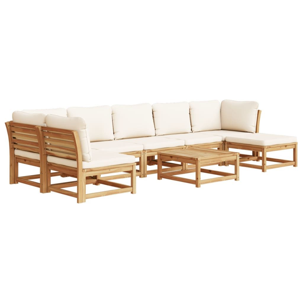 vidaXL Sofaelement 8-tlg. Garten-Lounge-Set mit Kissen günstig online kaufen
