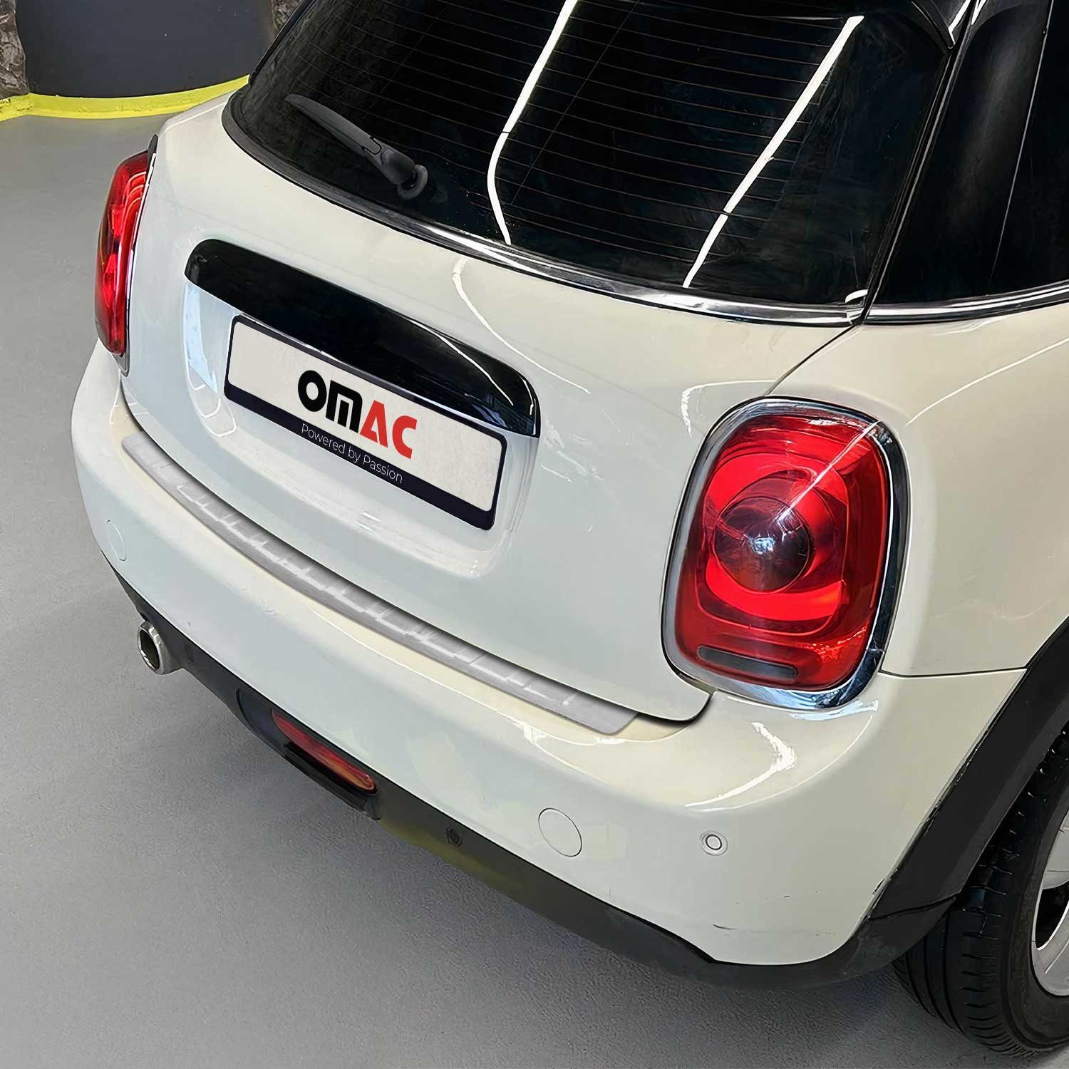 OMAC Ladekantenschutz für Mini Cooper Countryman F60 F55 Edelstahl Chrom, Zubehör für Mini Cooper Countryman F60 F55, Langlebig,Einfache Reinigung,Einfache Installation,Rostbeständig