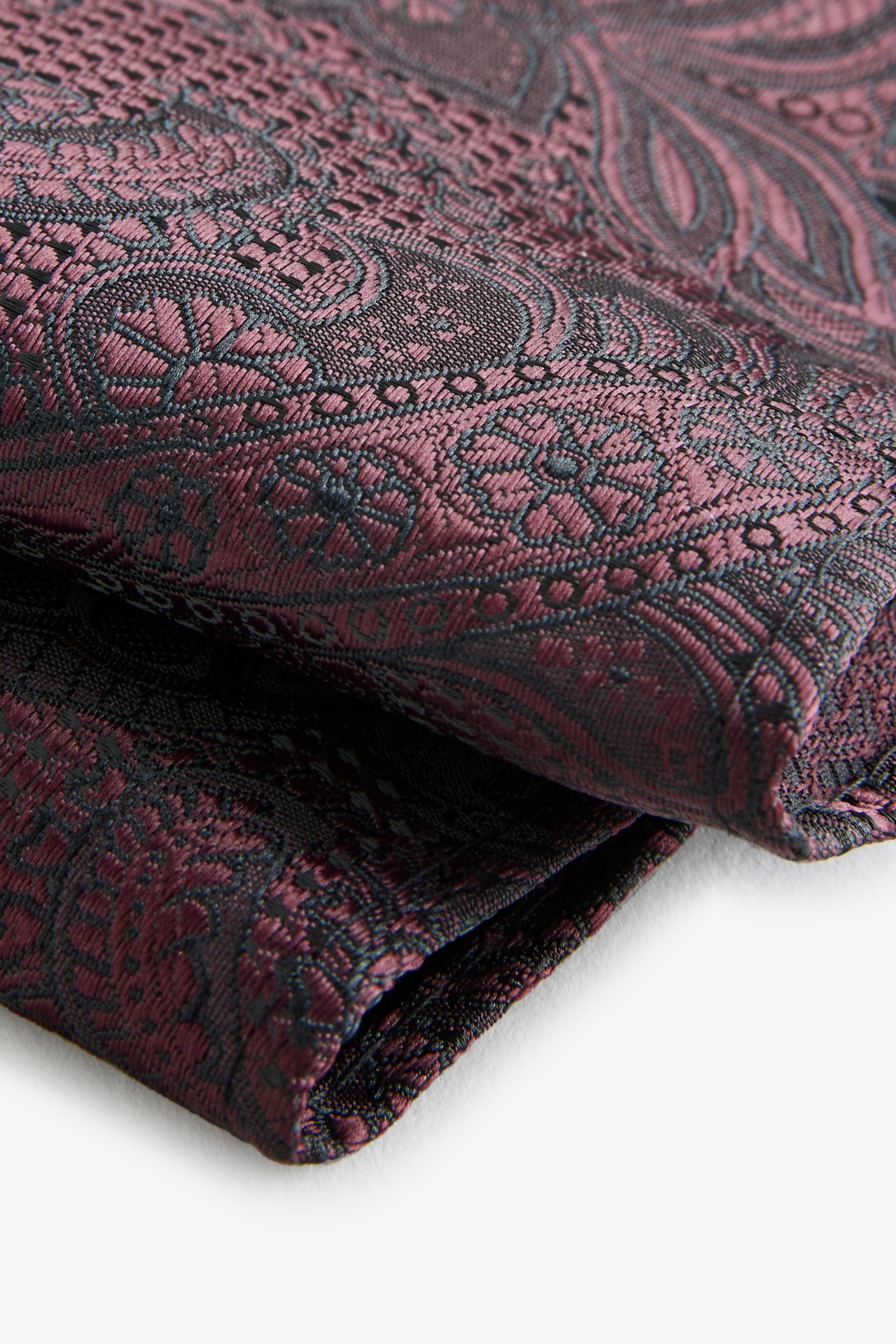 Next Krawatte Paisley-Krawatte, Einstecktuch und Krawattennadel günstig online kaufen