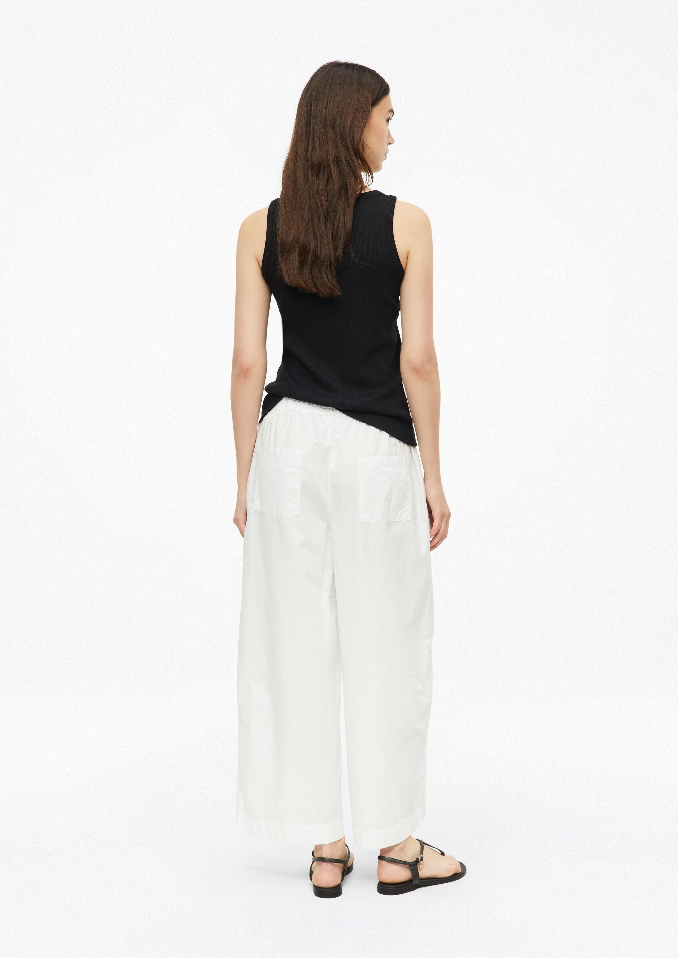 s.Oliver Culotte Hose Leichte Culotte aus Popeline mit Falten