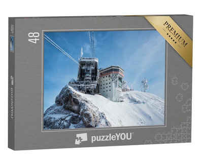 puzzleYOU Puzzle Herrlicher Wintertag auf der Zugspitze, 48 Puzzleteile, puzzleYOU-Kollektionen Zugspitze