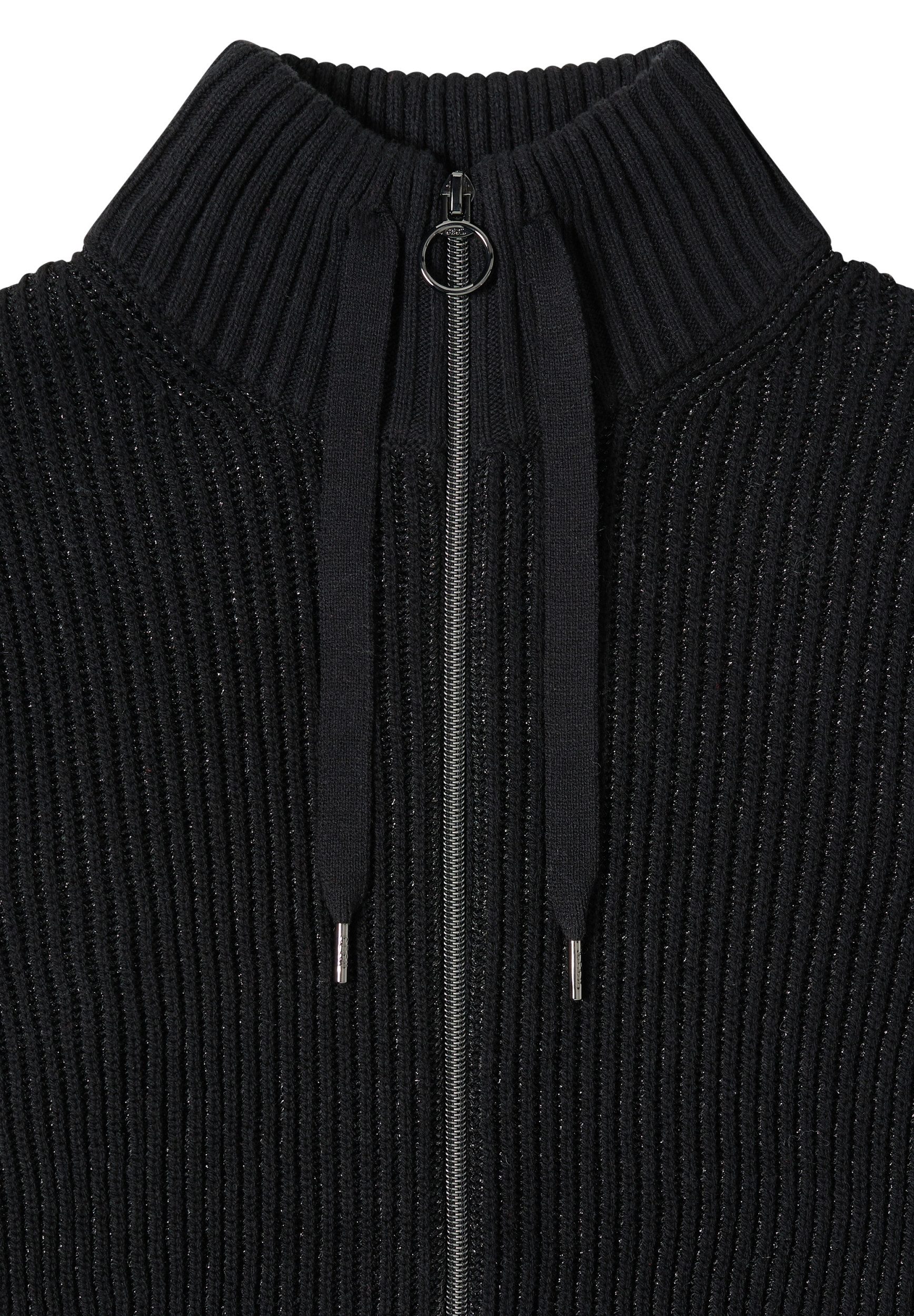 CECIL Strickpullover Strukturweste mit Zipper günstig online kaufen