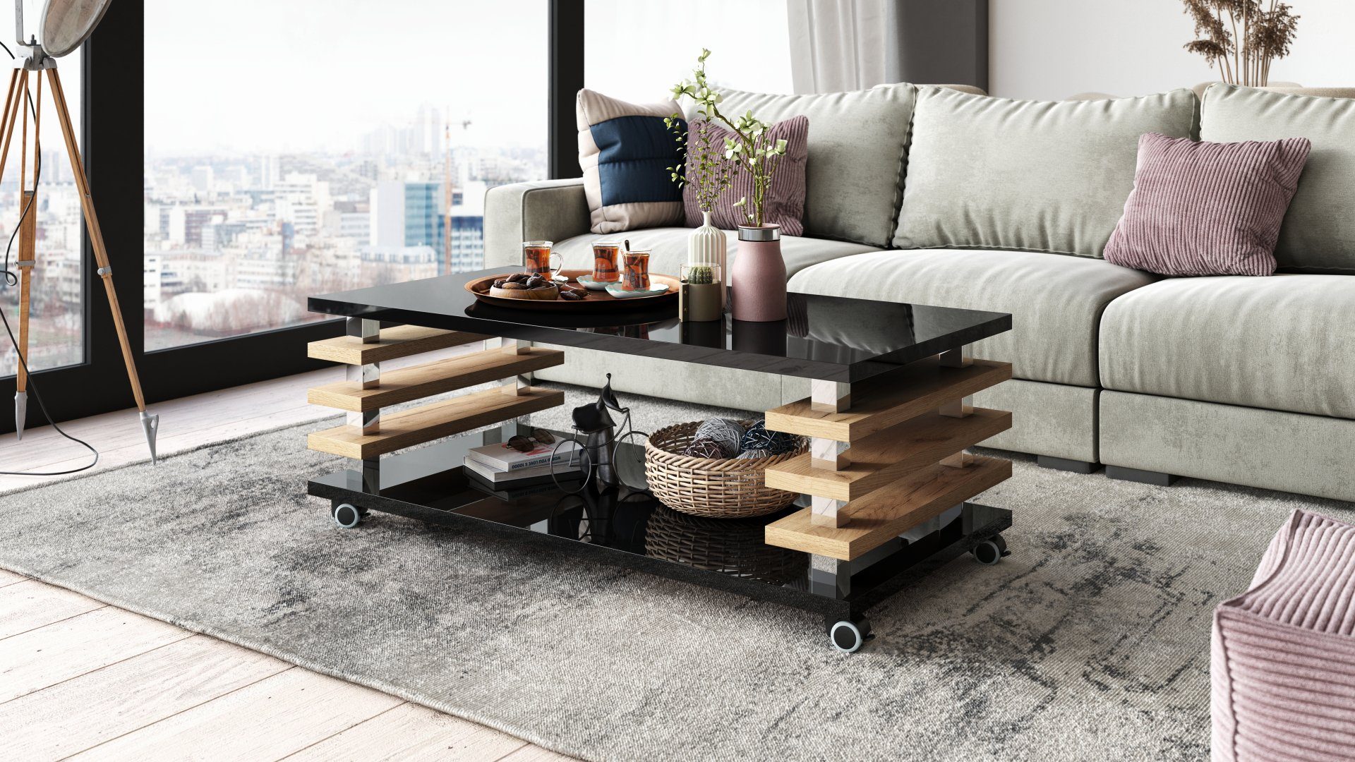 designimpex Couchtisch DC-3 Design Wohnzimmertisch Tisch günstig online kaufen