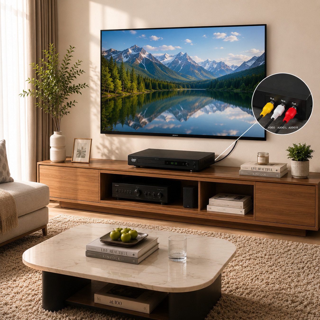 Bolwins P38 150cm Cinch Audio Video AV Kabel Composite Video TV Camcorder DVD Audio- & Video-Kabel, 3RCA Stecker, 3RCA Stecker (150 cm), Plug & Play, für Camcor – Bild 5 von 5