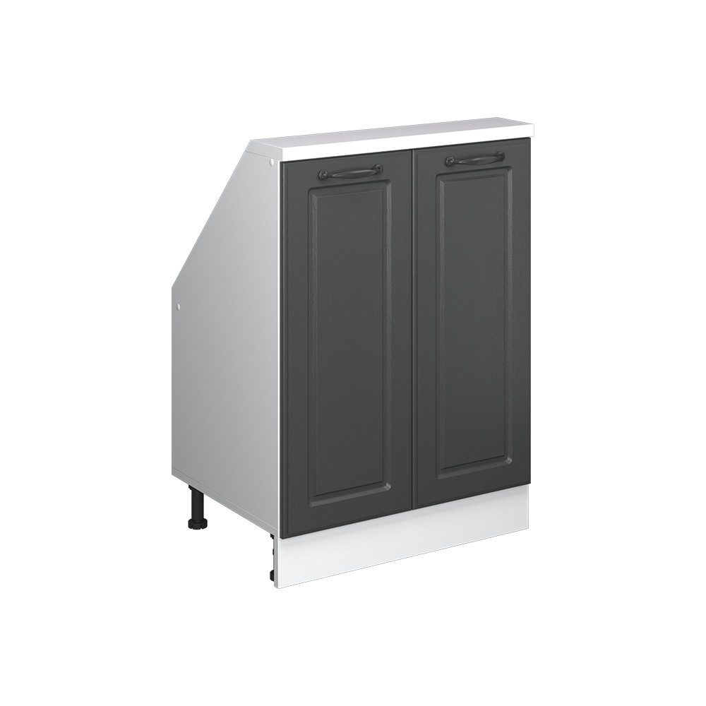 Vicco Unterschrank R-Line, Anthrazit Landhaus/Weiß, 60 günstig online kaufen
