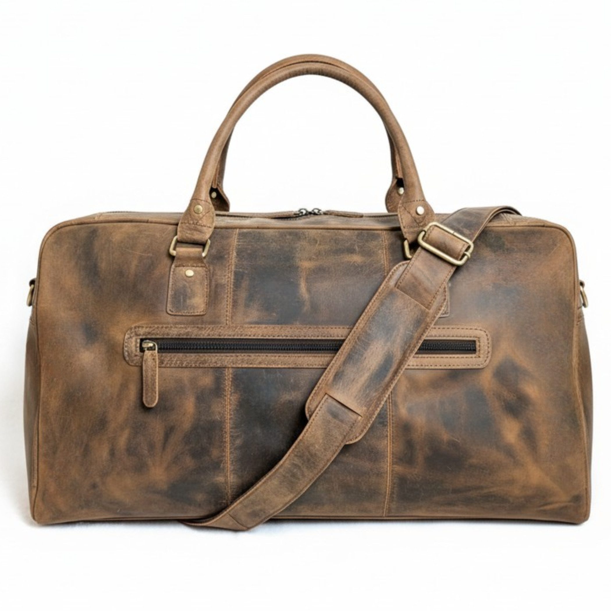 Ella Eisvogel Weekender Großer XXL Weekender Echtleder Reisetasche Sporttasche