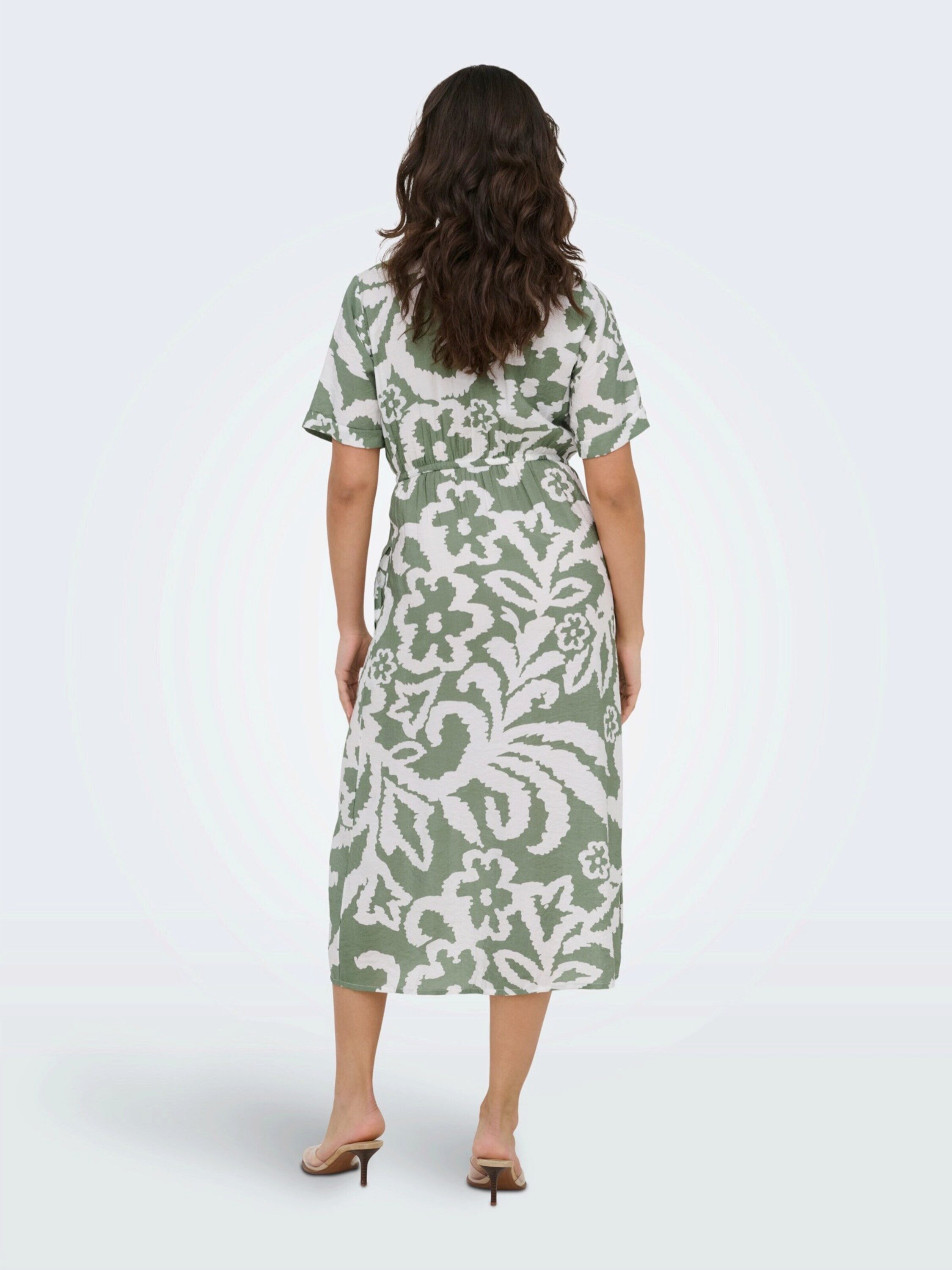 ONLY Blusenkleid ONLPERI (1-tlg) Drapiert/gerafft