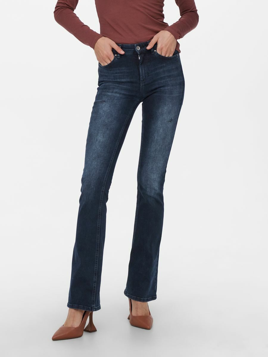 ONLY Bootcut-Jeans ONLBLUSH MID FLARED DNM günstig online kaufen