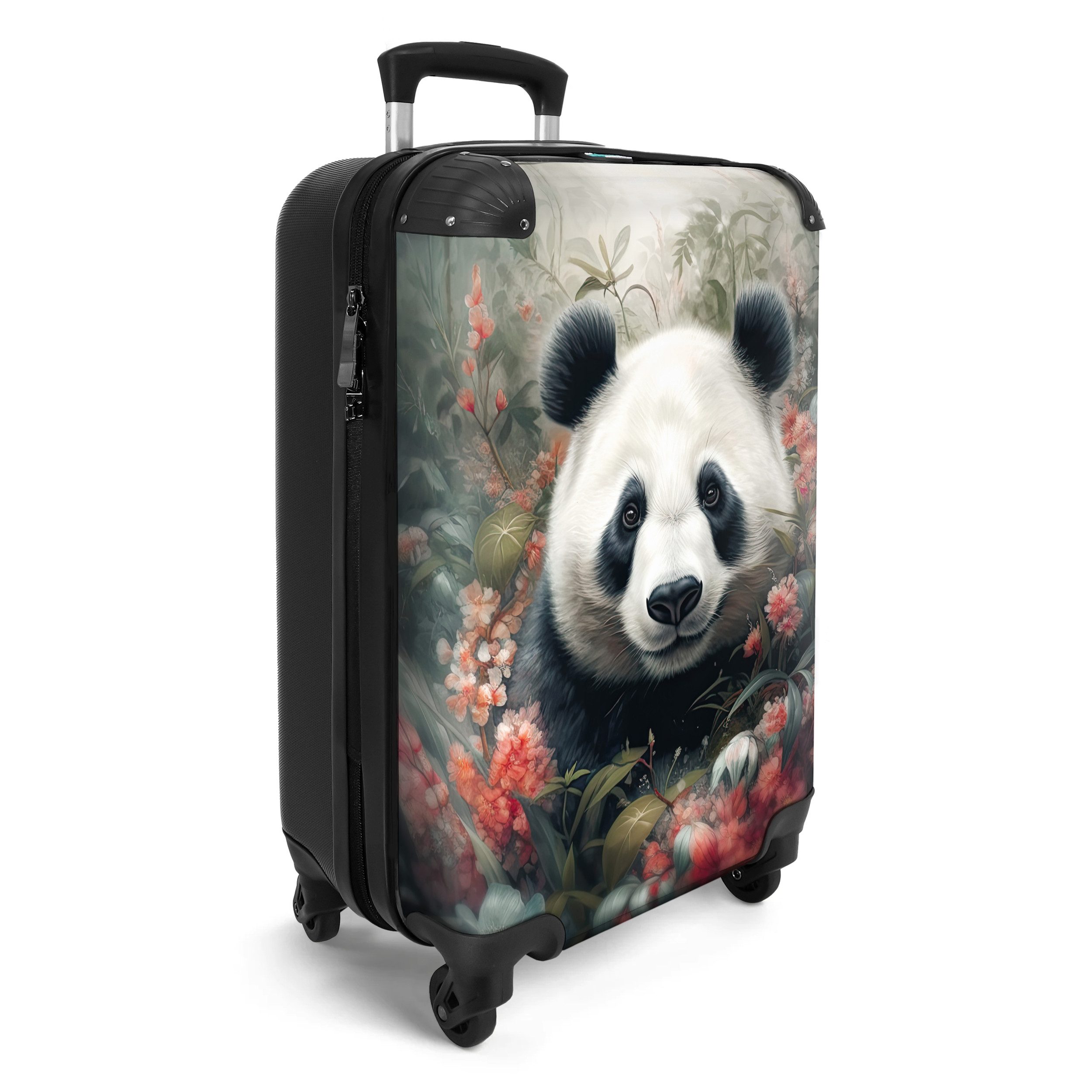 NoBoringSuitcases.com© Hartschalen-Trolley Panda - Wildtiere - günstig online kaufen