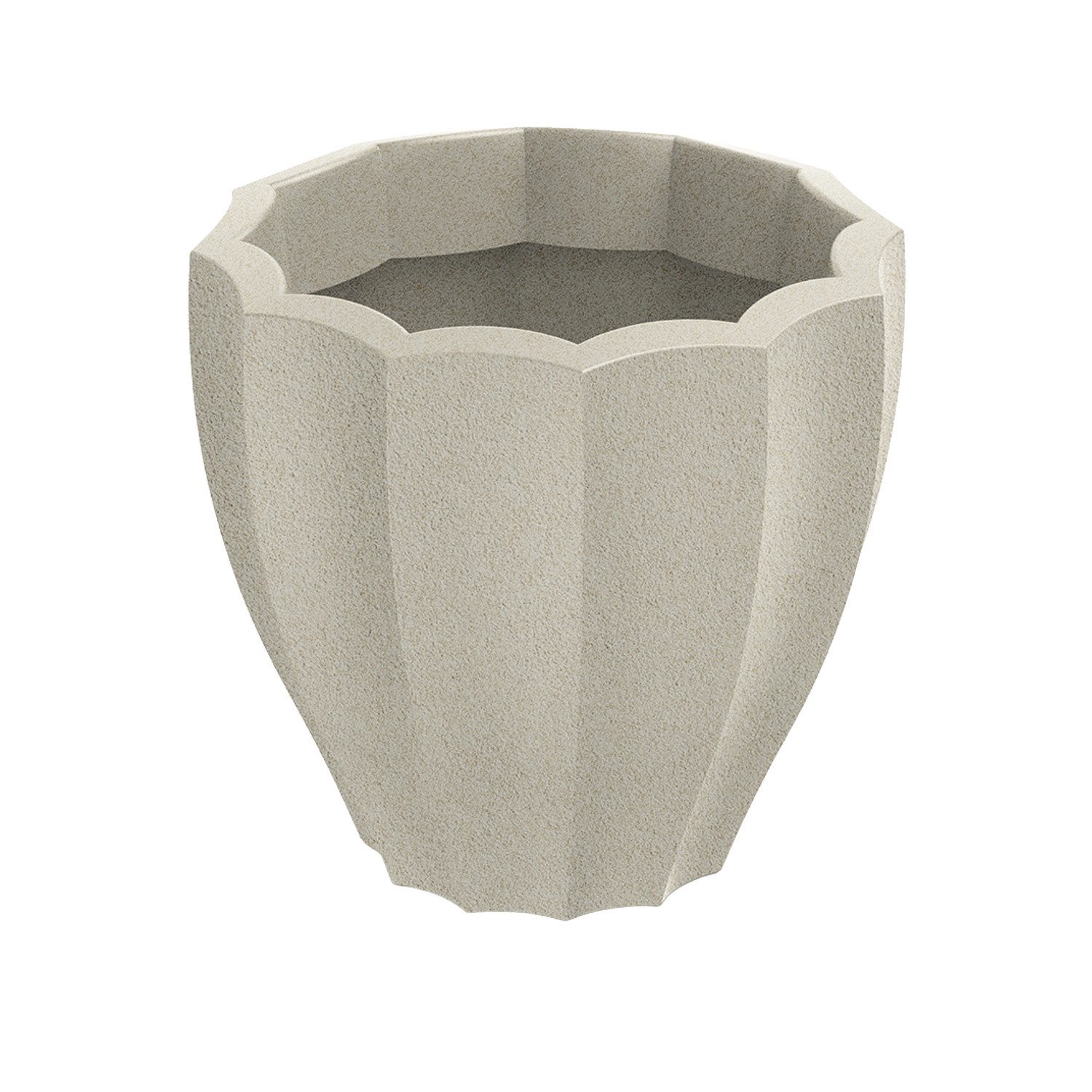 Prosperplast Blumentopf Dekorativer Blumentopf Ethick Rona Round TRO40 (1 St), Pflanzkübel ø 40 cm