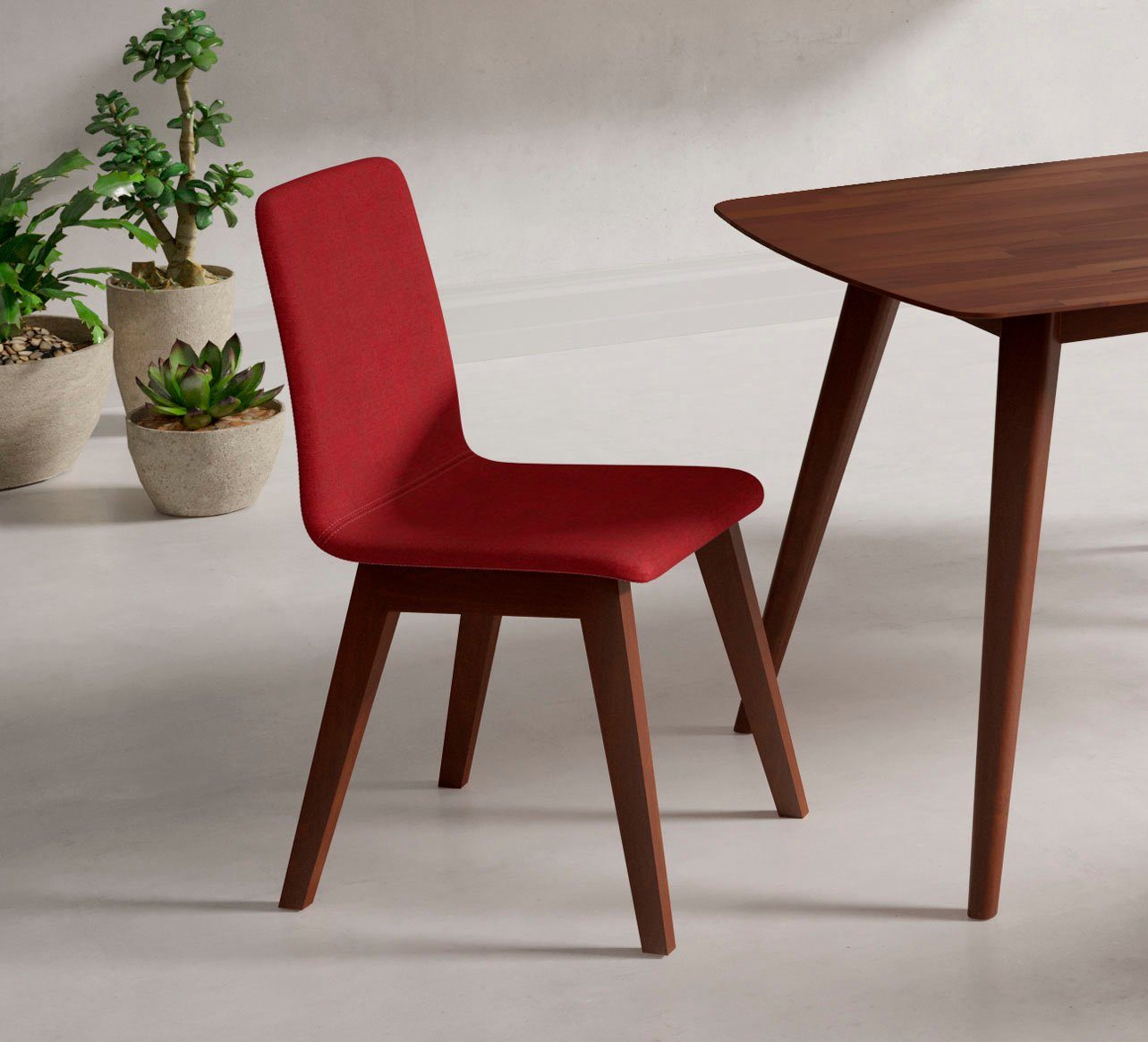 INOSIGN Stuhl Sandy (2 St), mit verschiedenen Stuhlbeinfarben und Farbvarianten, Sitzhöhe 47 cm