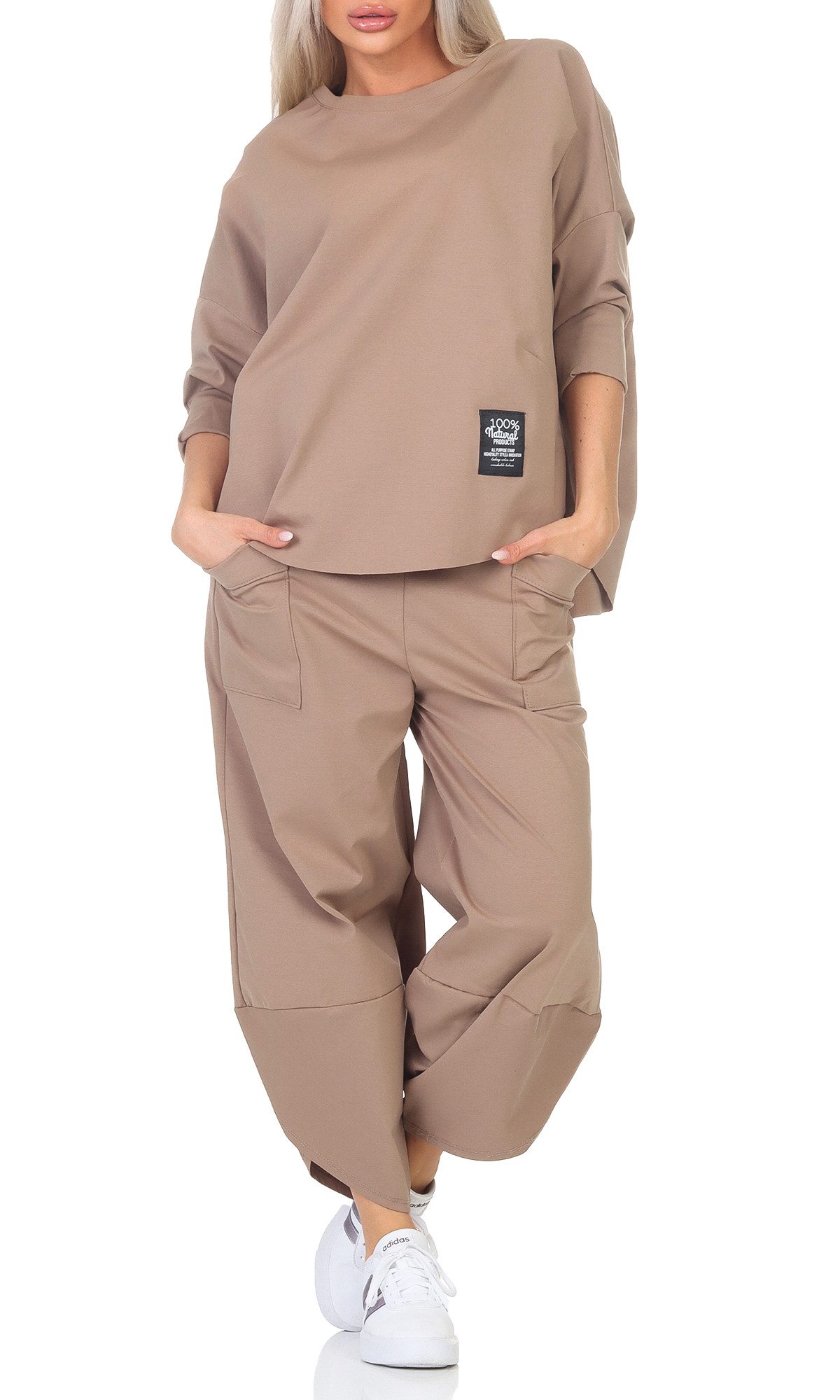simaranda Jogginganzug Damen Jogginganzug 6171 36-42 Schlamm günstig online kaufen