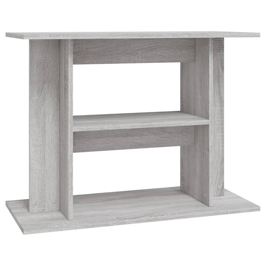 Aquariumunterschrank Aquariumständer Grau Sonoma 80x35x60 cm Spanplatte Aquarium Unterstand