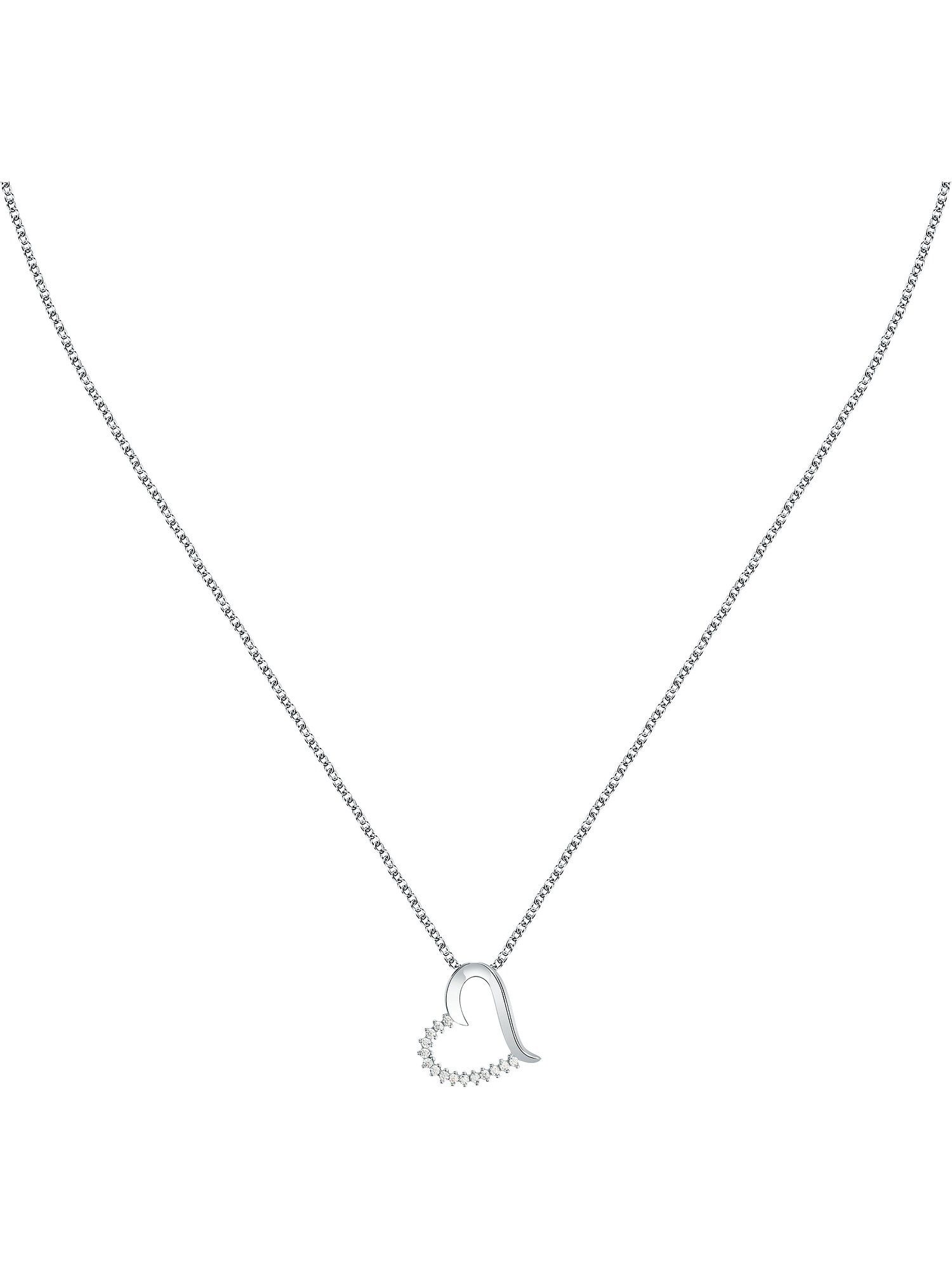 Silberkette CHRIST Damen-Kette 925er Silber, recycelt Zirkonia