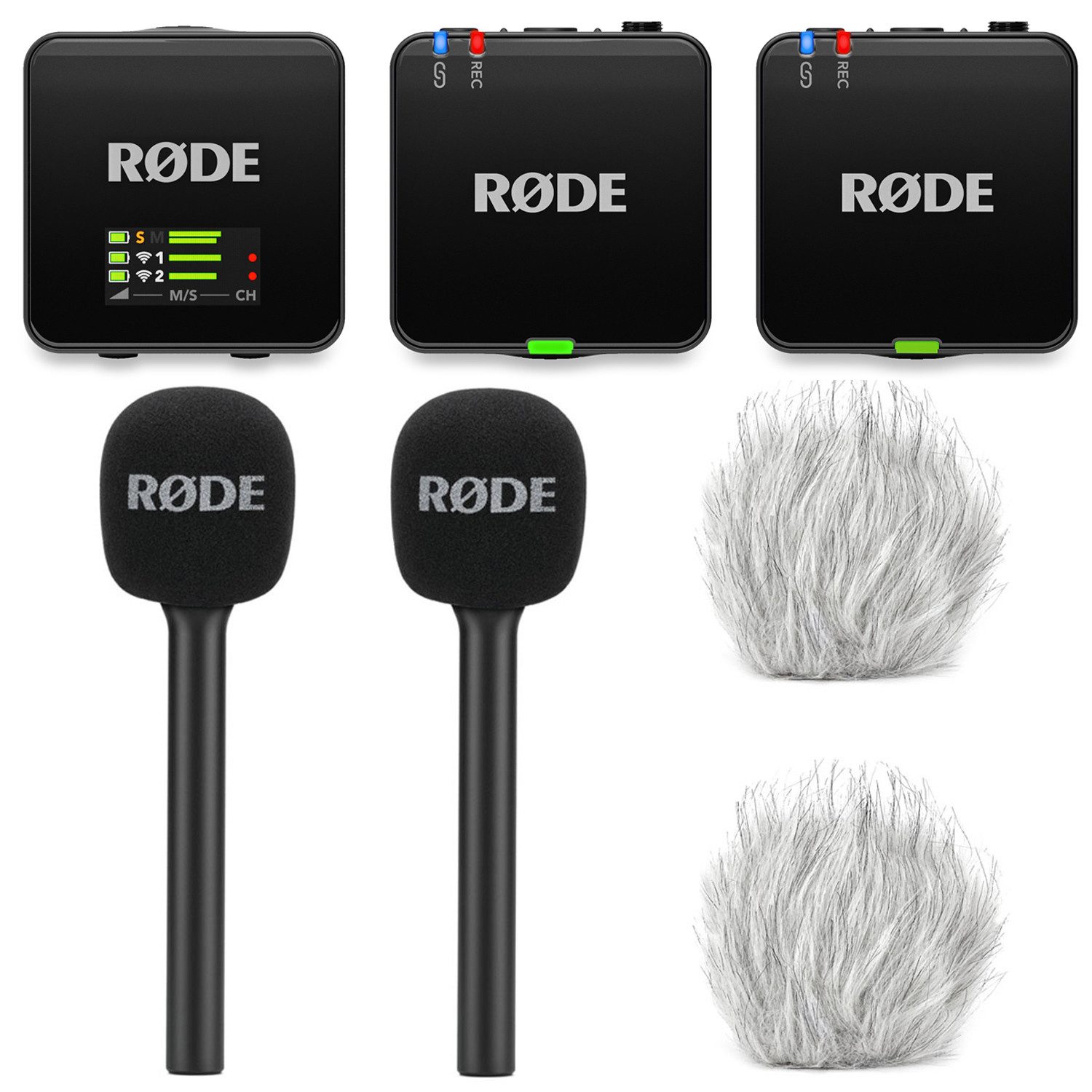 Rode Mikrofon-Funksystem Wireless GO Gen 3 Interview Set 2 Digitales Aufnahmegerät
