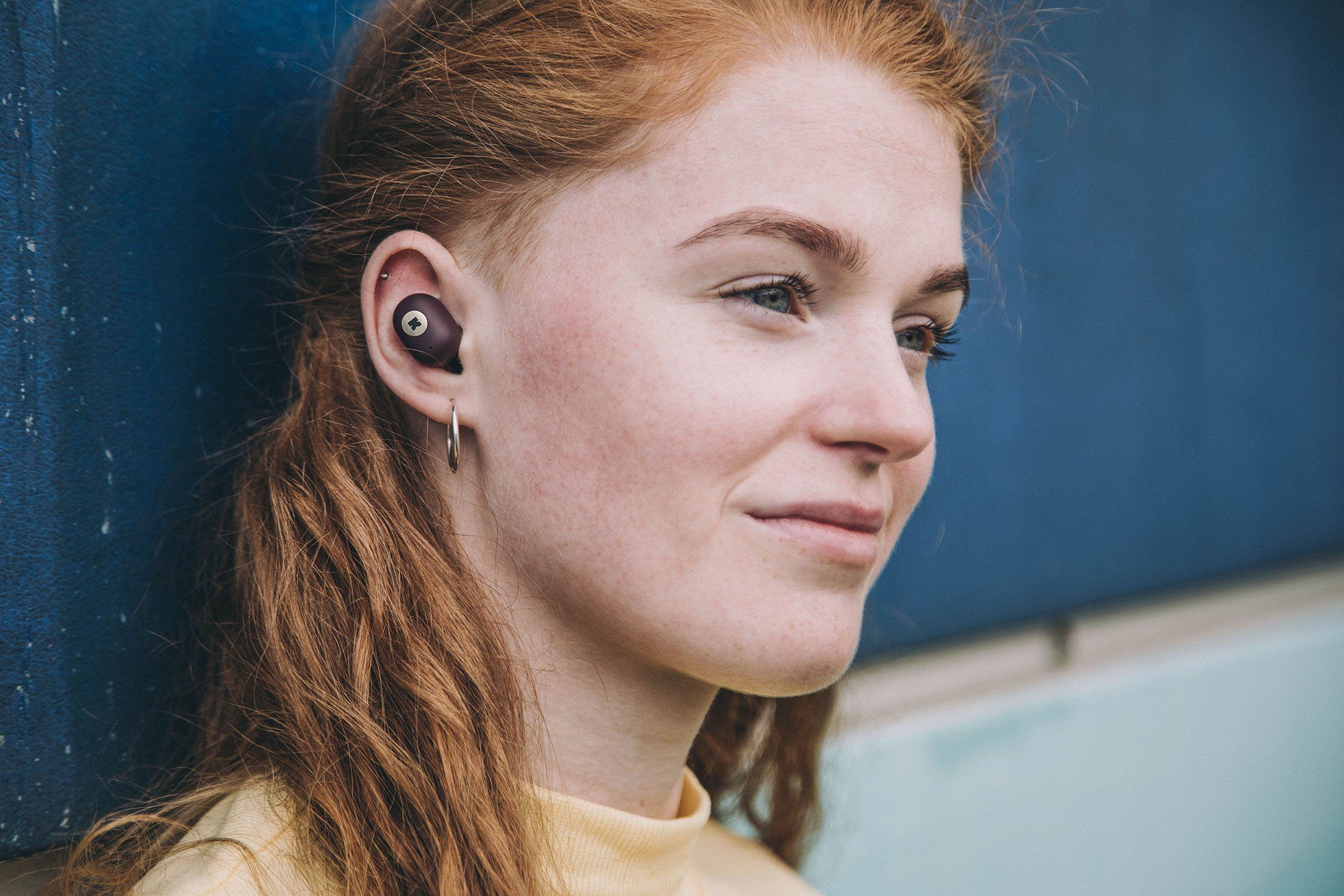 KREAFUNK On-Ear-Kopfhörer (aBEAN Bluetooth Kopfhörer) plum urban