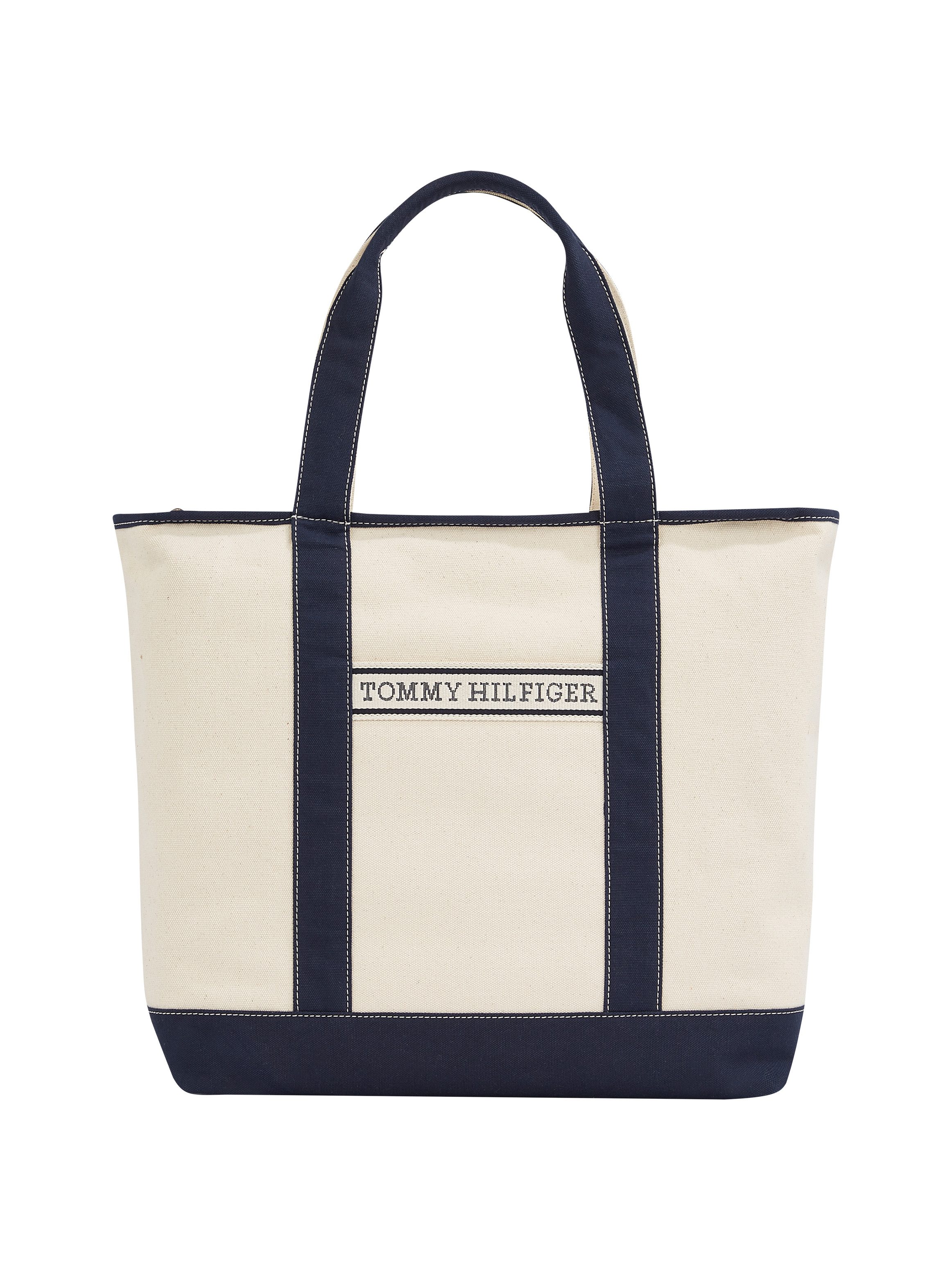 Tommy Hilfiger Tragetasche TH SUMMER CANVAS TOTE, Damen Henkeltasche, Beute günstig online kaufen