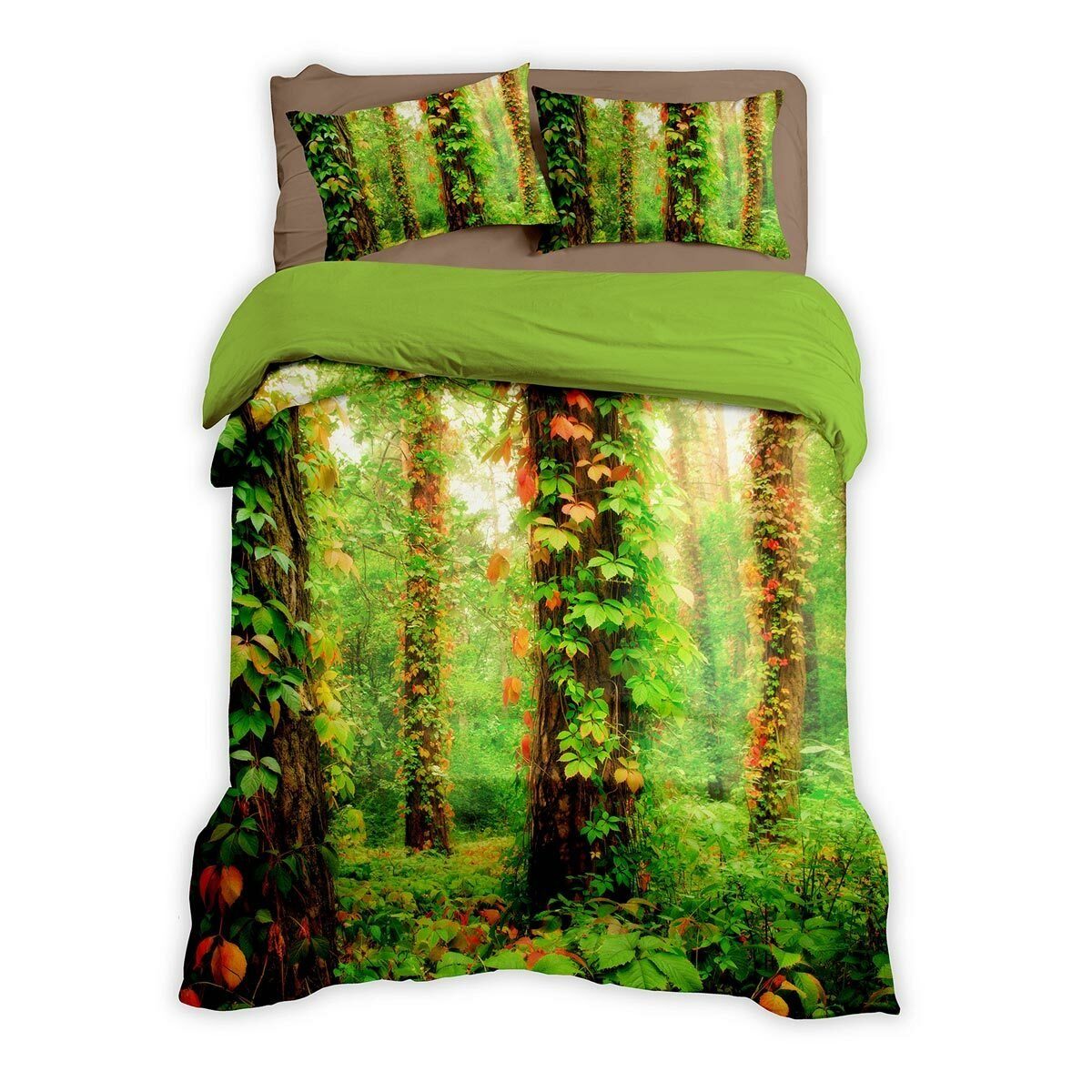 TRAUMSCHLAF Bettwäsche Waldlichtung, Renforce, 2 teilig, günstig online kaufen